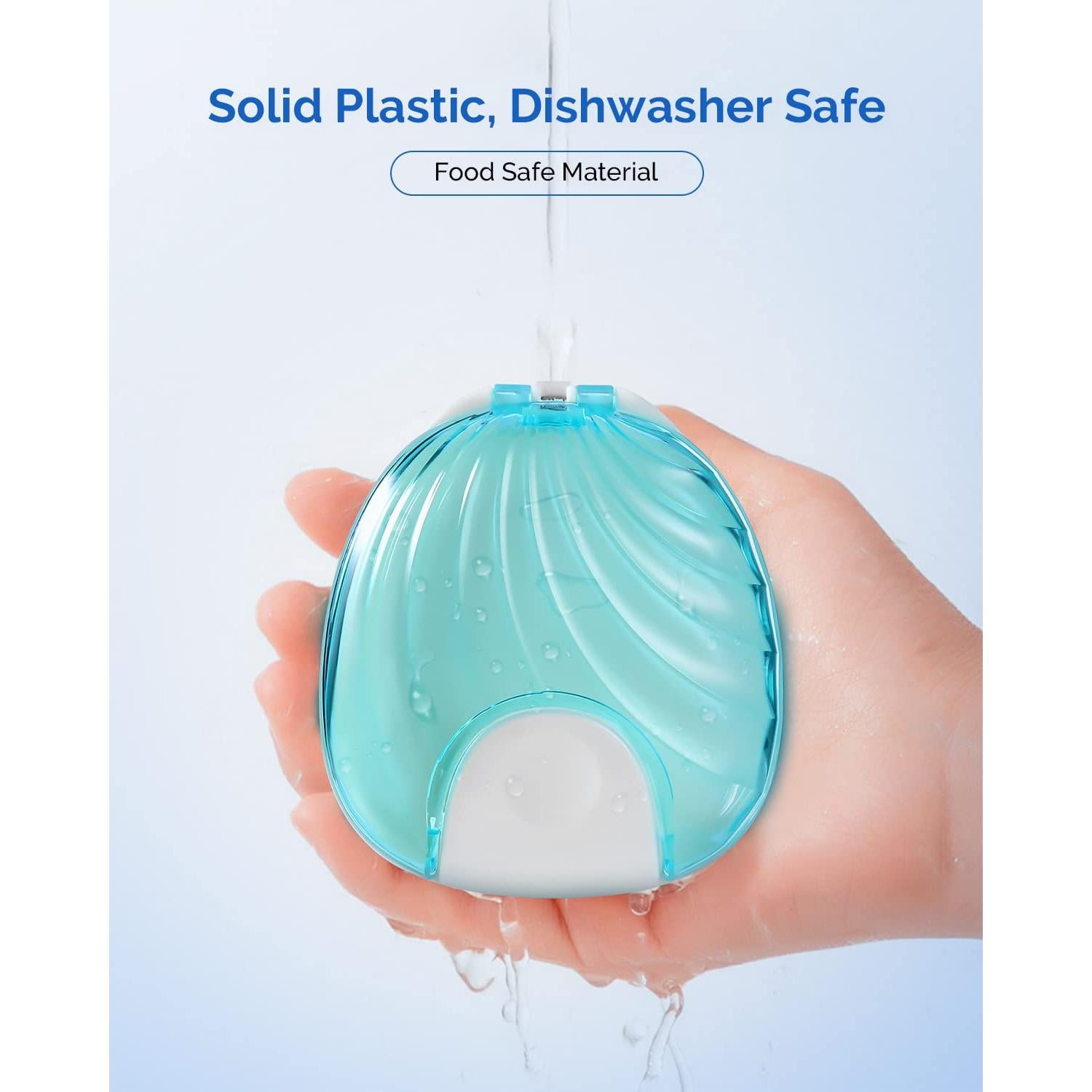 Estuche para Retenedor JMU Azul - Plástico Resistente y Lavable