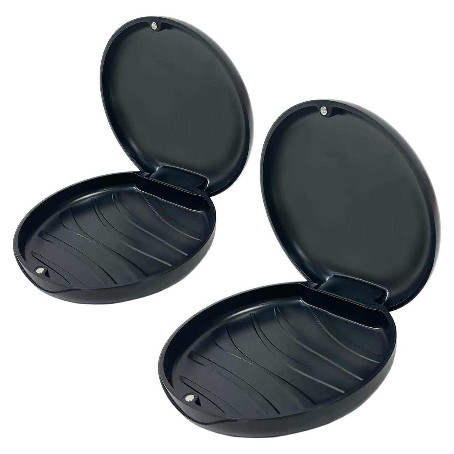 Paquete de 2 estuches para retenedores Maoeroral Negro