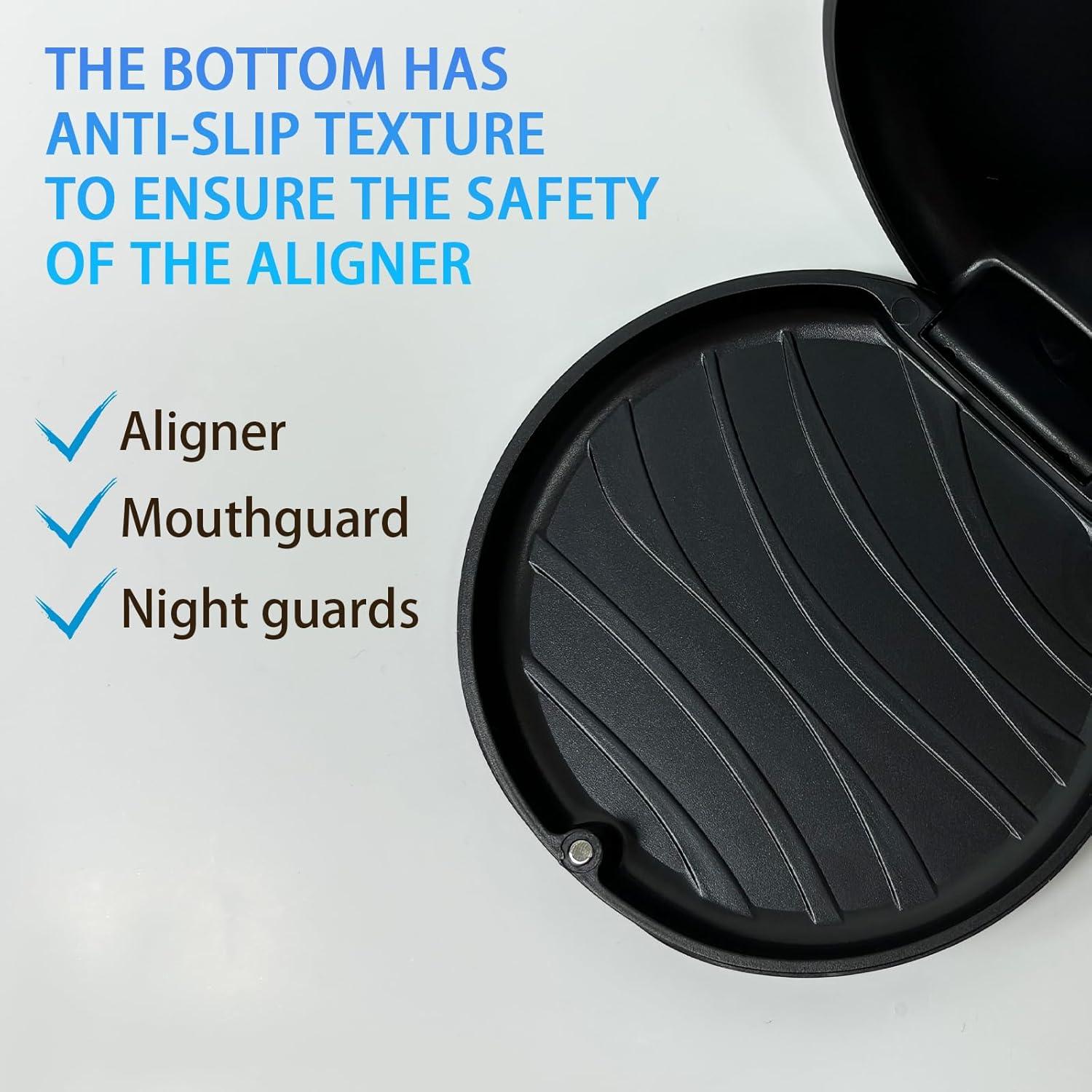 Paquete de 2 estuches para retenedores Maoeroral Negro