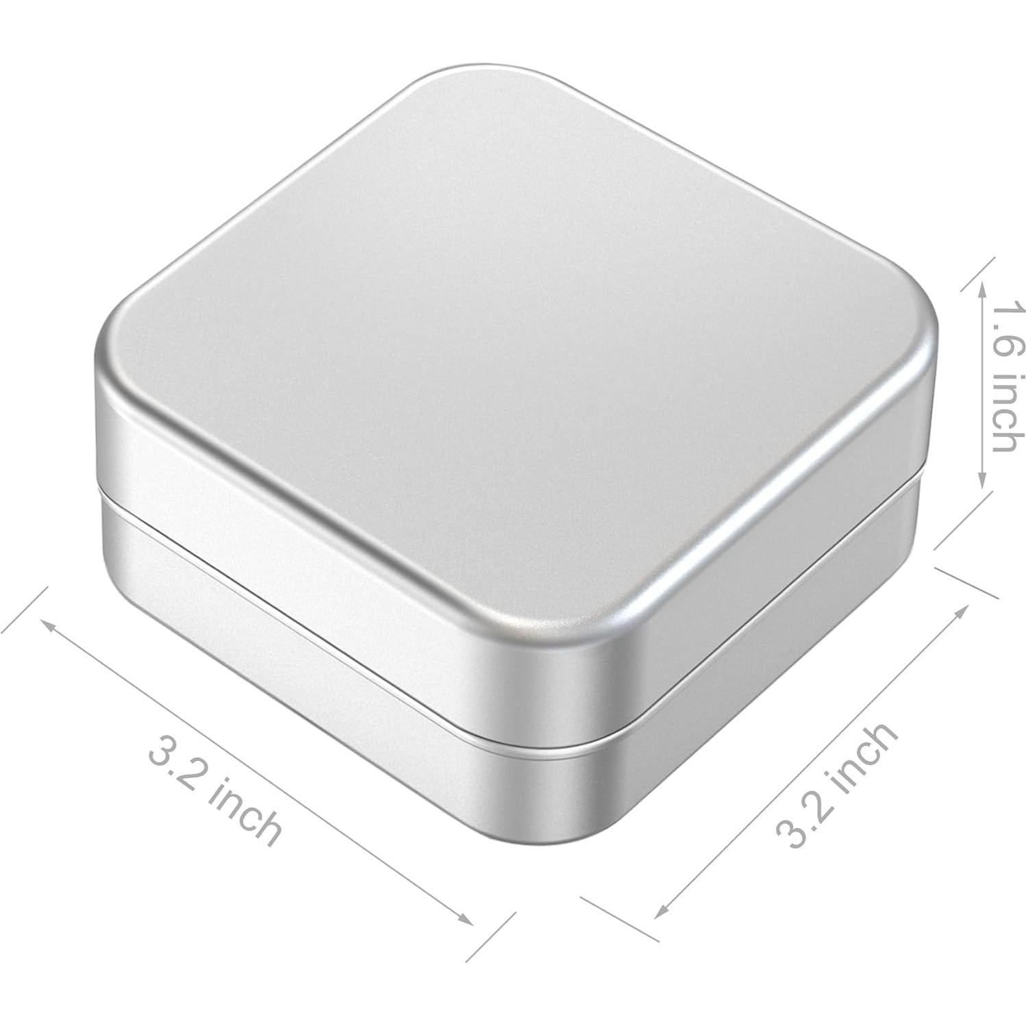 Estuche de Aluminio Ainiya para Invisalign - 2 Unidades, Portátil