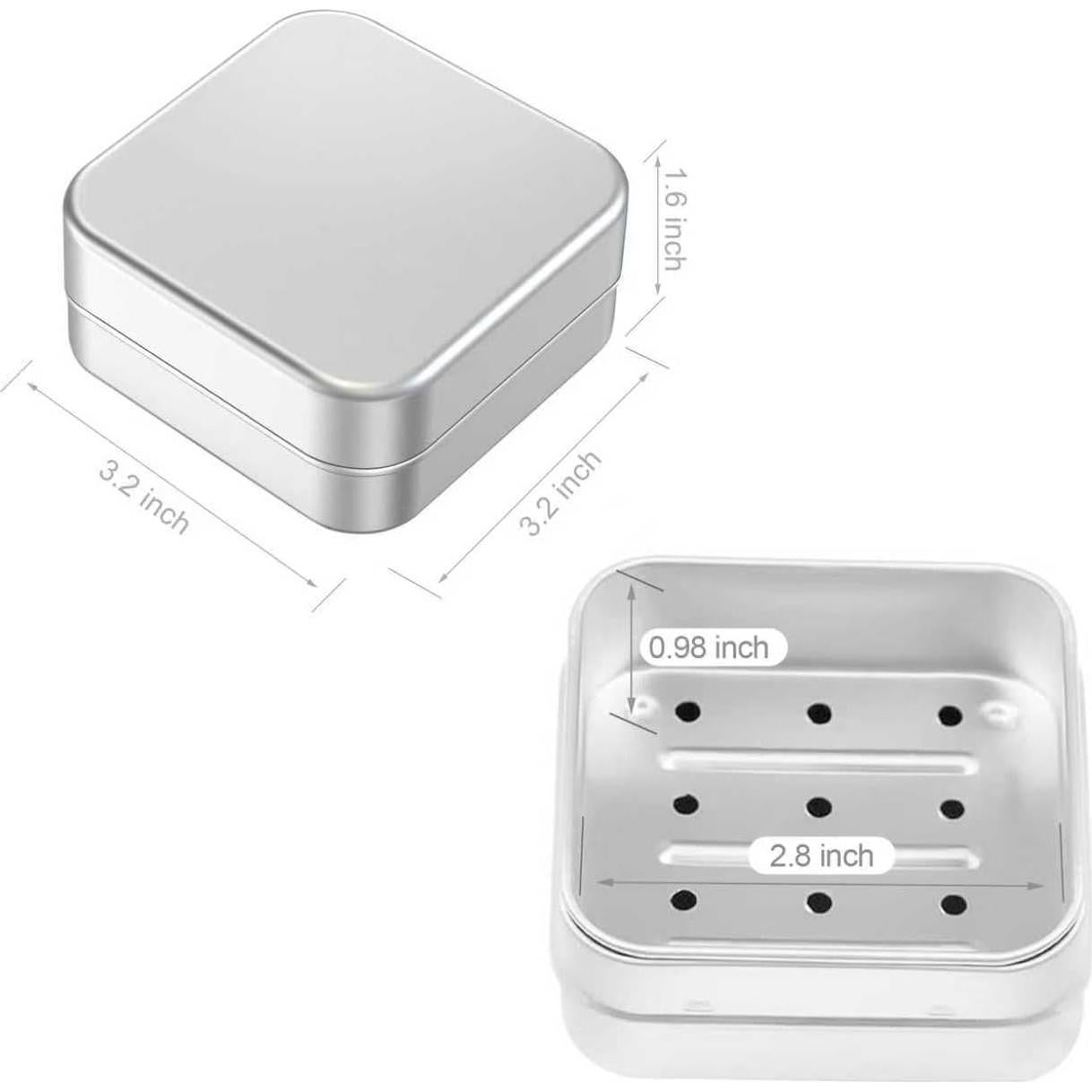 Estuche de Aluminio Ainiya para Invisalign - 2 Unidades, Portátil