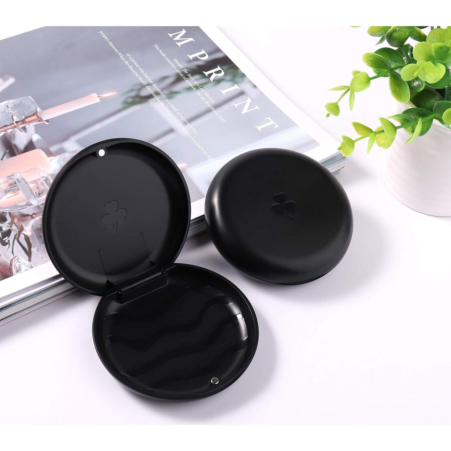 Estuches Ortodónticos ZIZNBA (2 Paquete) Mini Negro