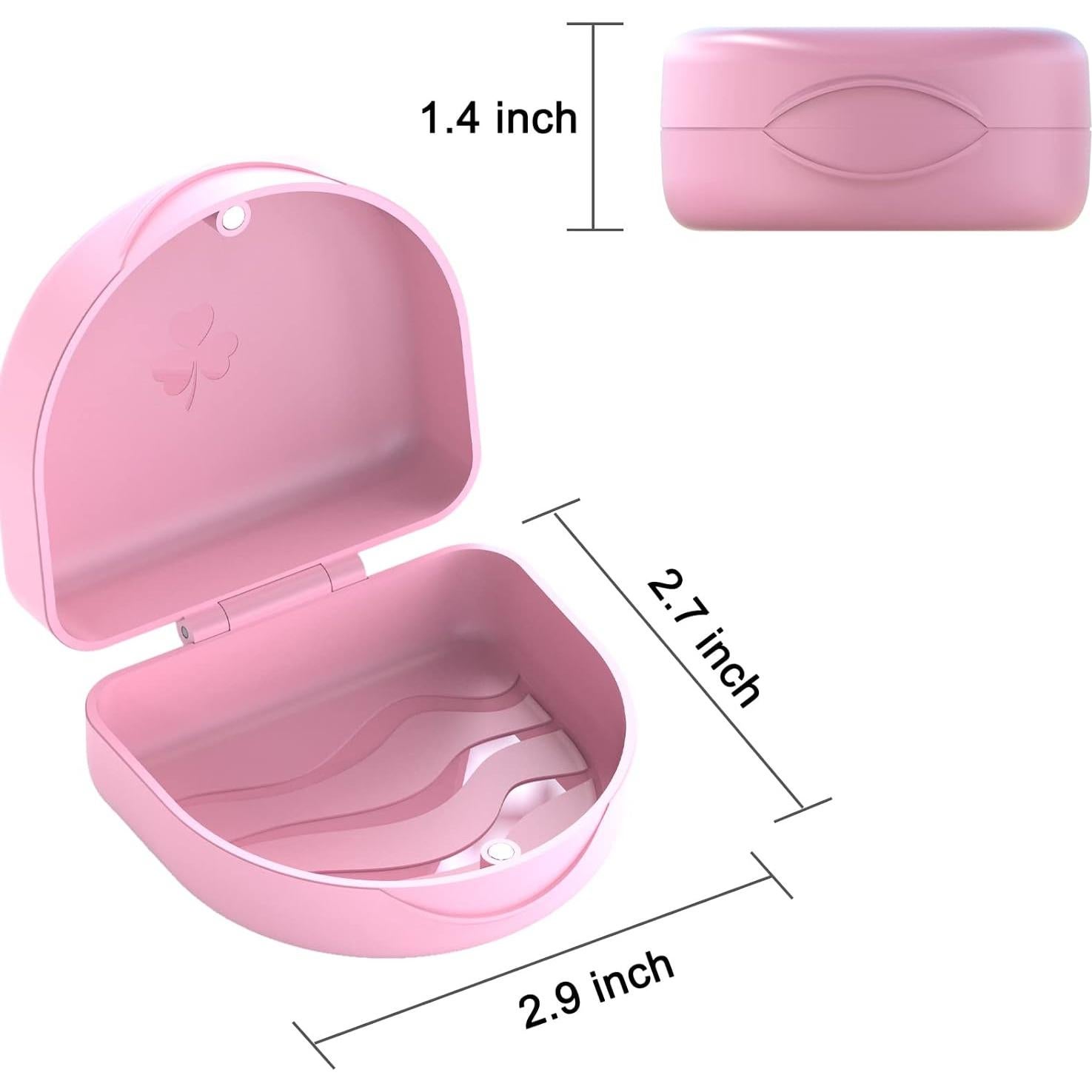 Estuche Ortodóntico ARGOMAX Rosa para Retenedores y Alineadores