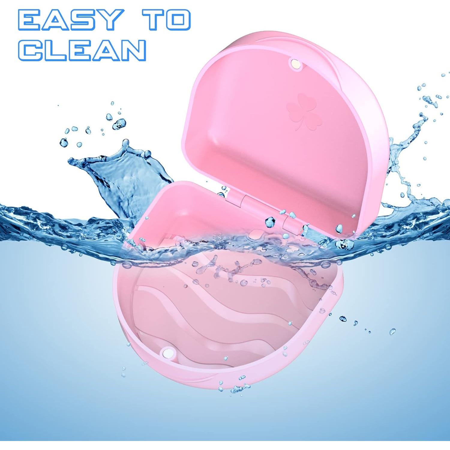 Estuche Ortodóntico ARGOMAX Rosa para Retenedores y Alineadores