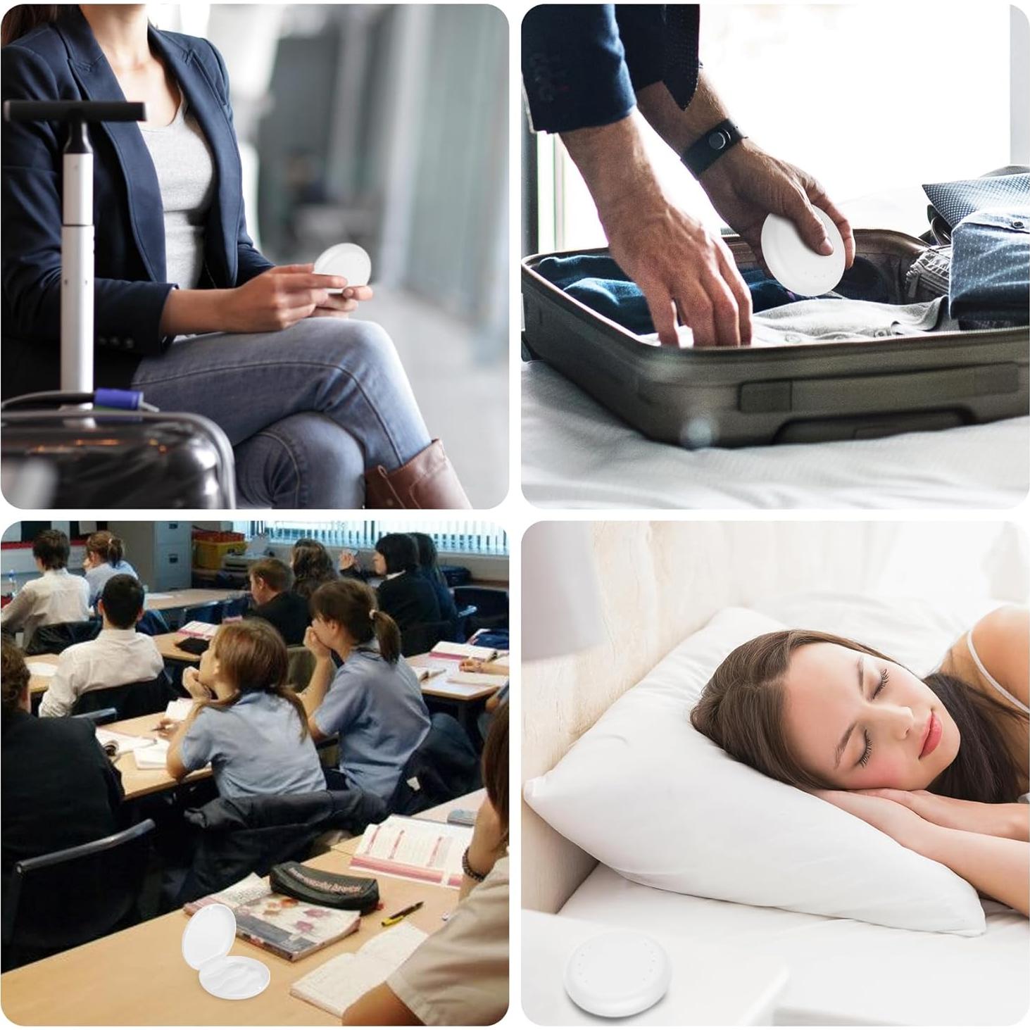 Estuche para Retenedor Ortodóntico Annhua Blanco con Ventilación