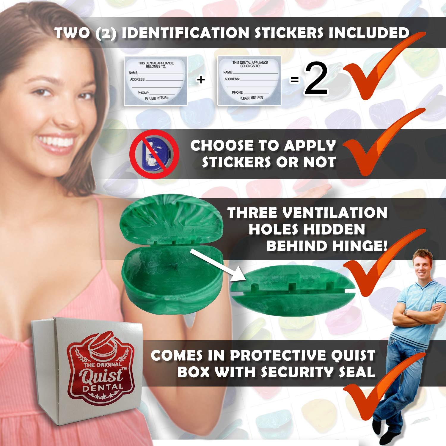 Caja de Retenedor Ortodóntico Quist Gris 7.62x6.35cm