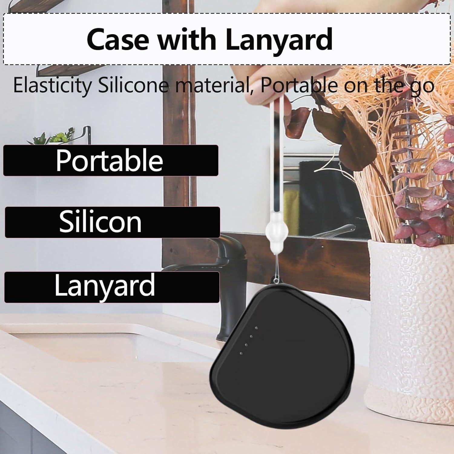 Estuche delgado para retenedores Invisalign TYSORETY Negro