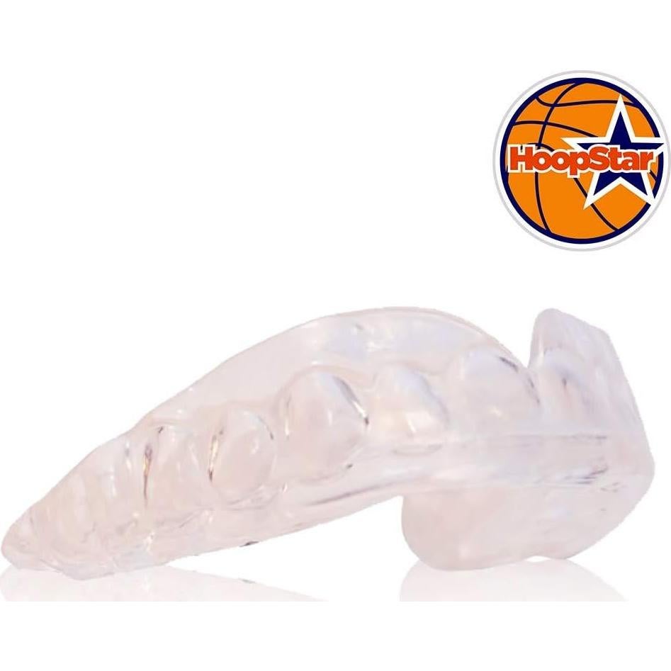 Protectores Bucales HoopStar para Baloncesto - Paquete de 2 - Ajuste Personalizado - Libre de BPA