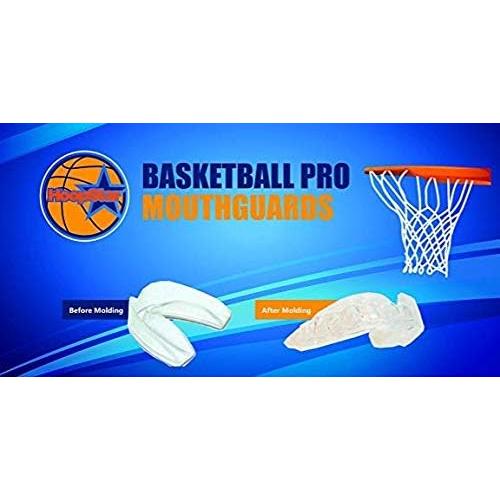 Protectores Bucales HoopStar para Baloncesto - Paquete de 2 - Ajuste Personalizado - Libre de BPA