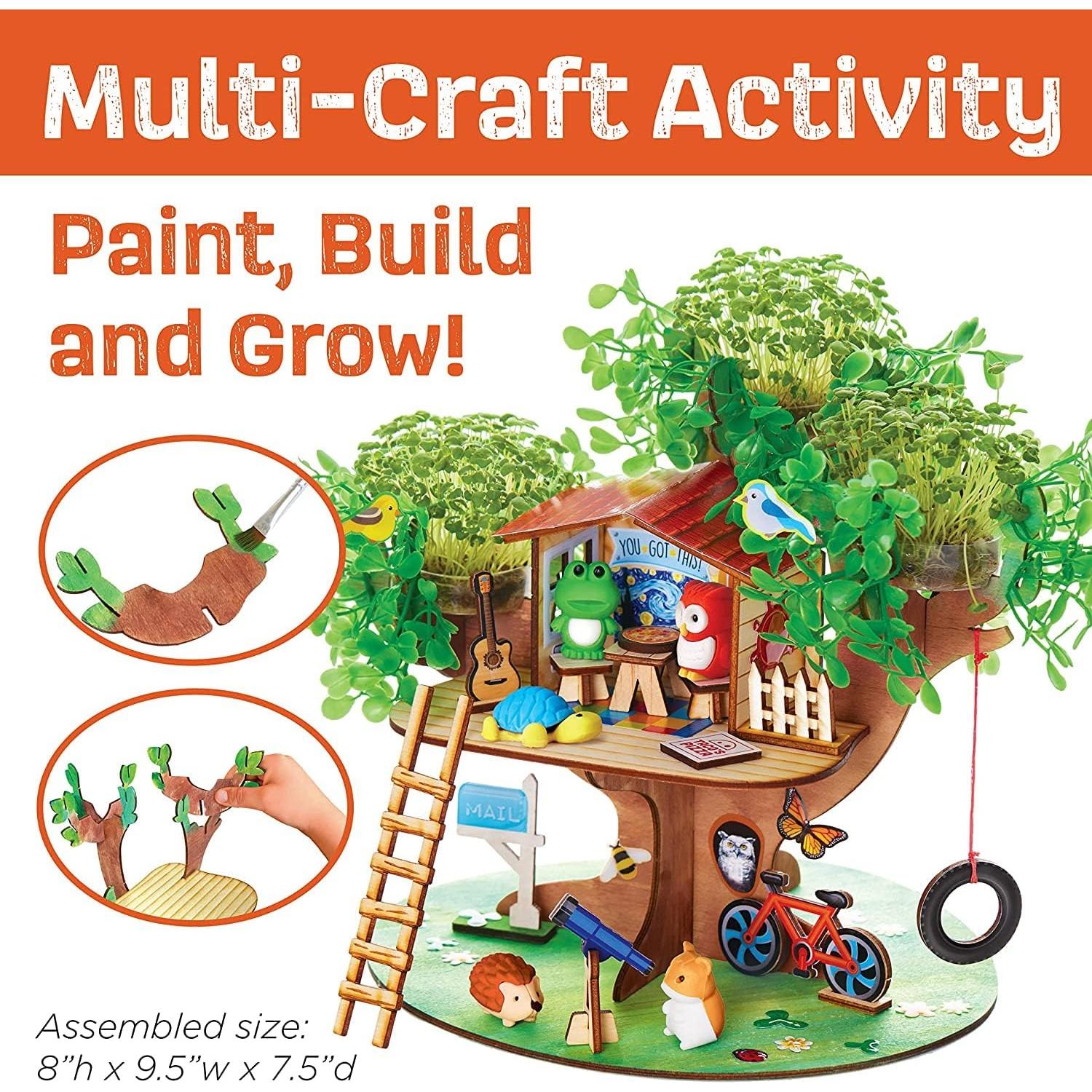 Kit de Manualidades Creatividad para Niños Casa del Árbol