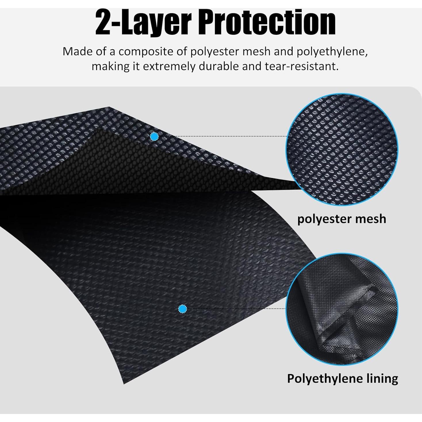 Bolsas para zapatos Gloppie - Paquete de 2, 43x33cm, gris