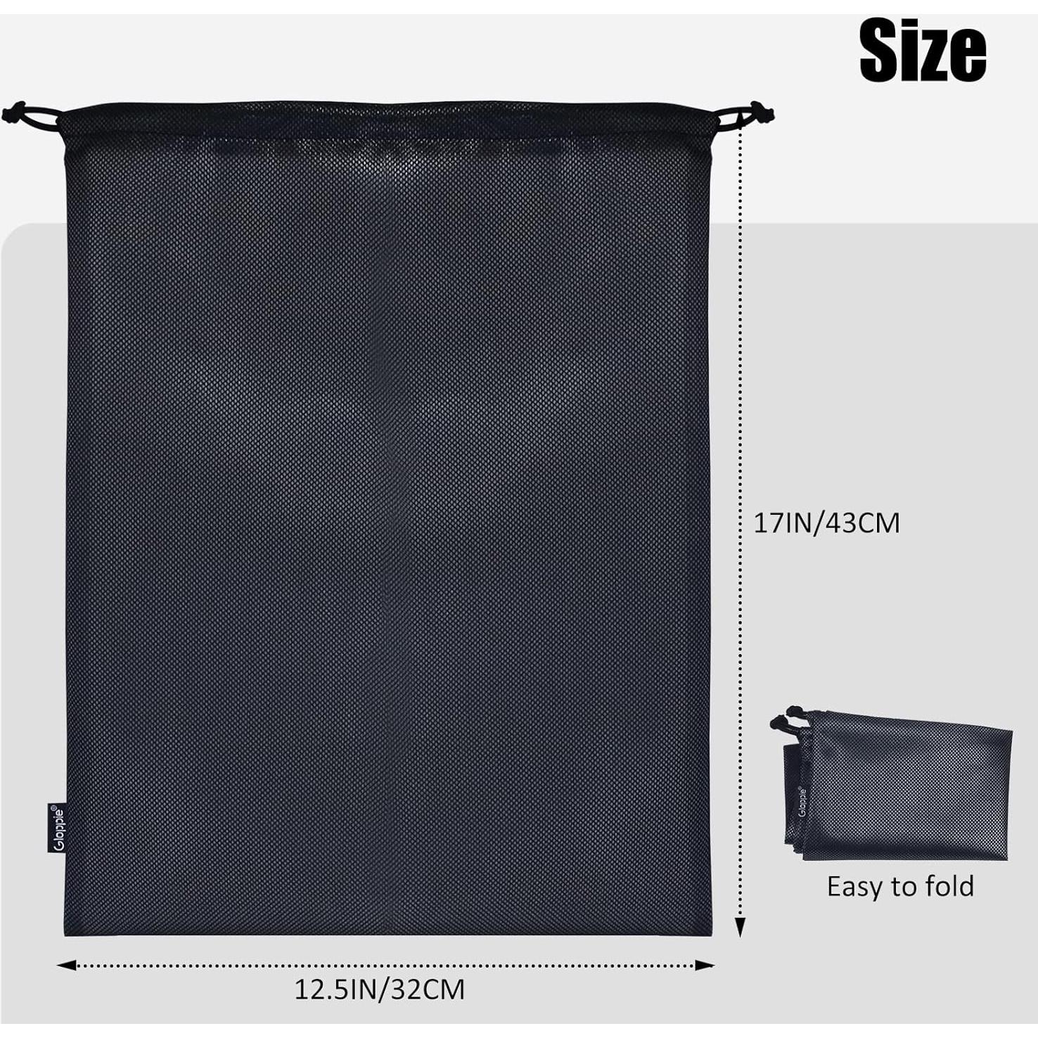 Bolsas para zapatos Gloppie - Paquete de 2, 43x33cm, gris