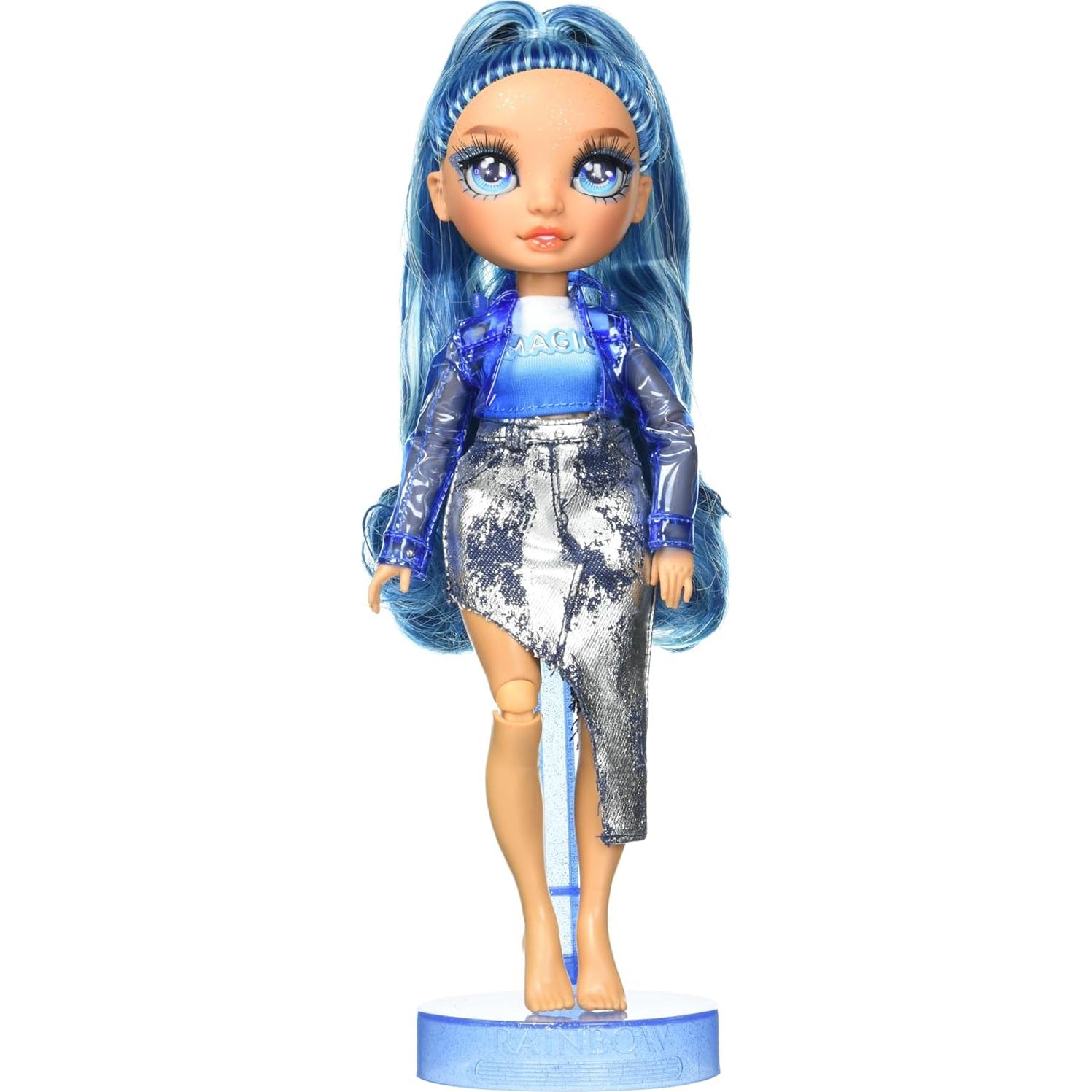 Muñeca Rainbow High Skyler 28 cm con Mascota y Kit de Slime