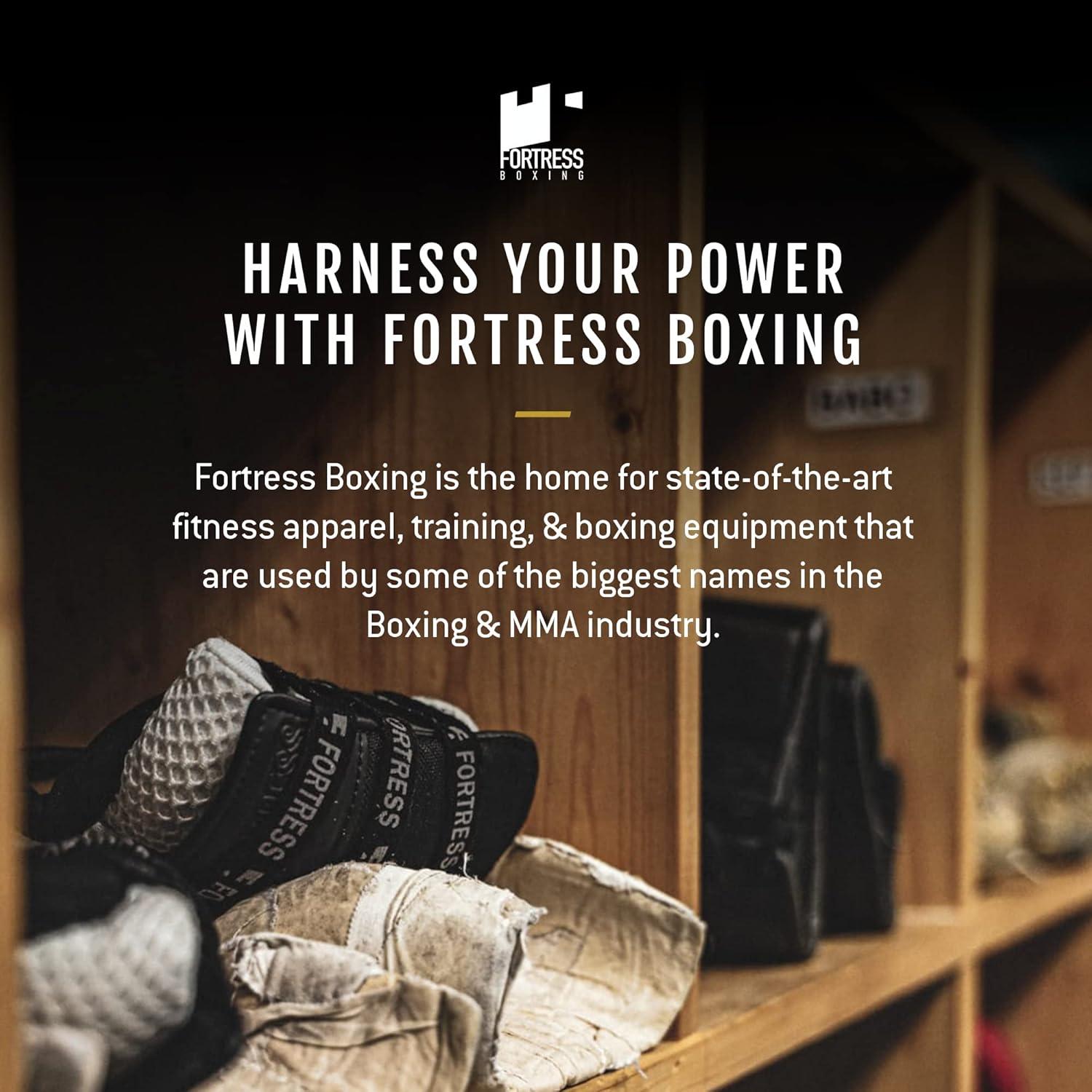 Guantes de Boxeo Fortress Boxing 12oz Cuero de Vaca Sparring