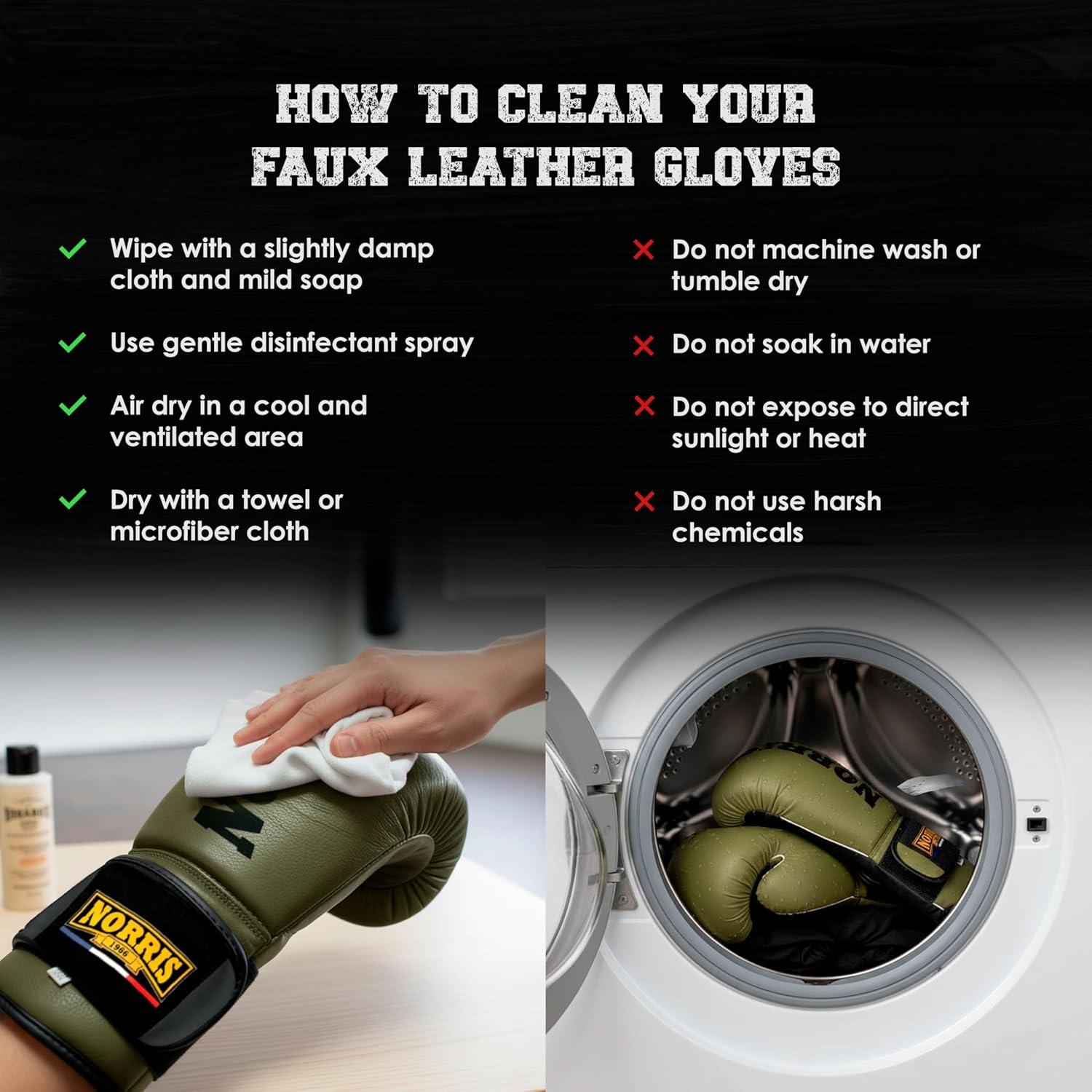 Guantes de Boxeo Sparring 14 oz NORRIS BOXING Verde y Negro