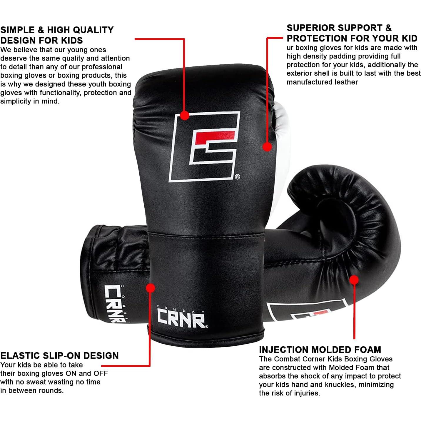 Guantes de Boxeo Combat Corner 4oz para Niños 2-5 Años