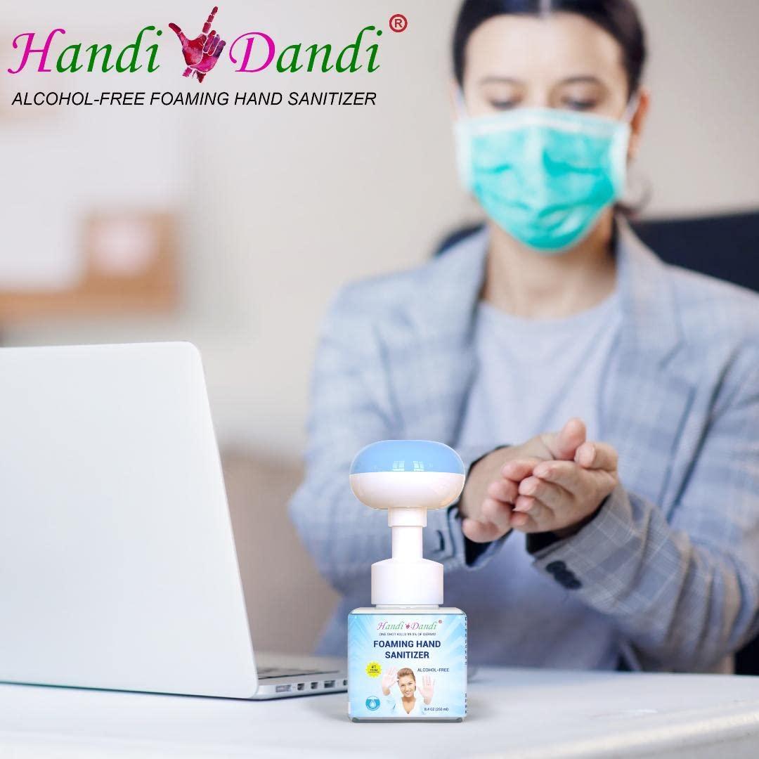 Desinfectante de Manos Espumoso Handi Dandi 248 ml Sin Alcohol