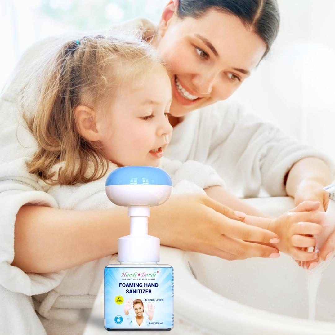 Desinfectante de Manos Espumoso Handi Dandi 248 ml Sin Alcohol