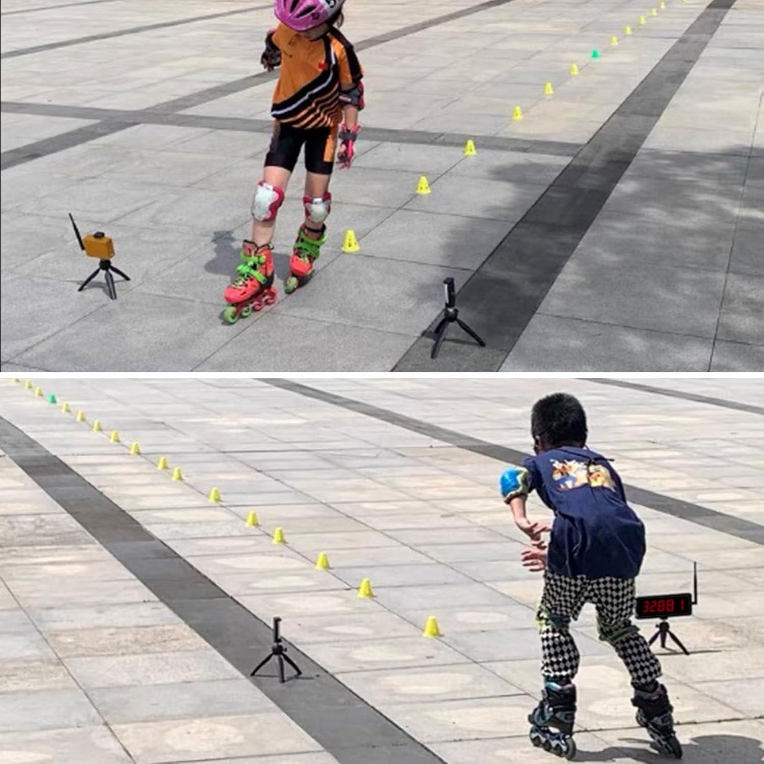 Temporizador Láser Inalámbrico Ousmile para Sprints 40-60m