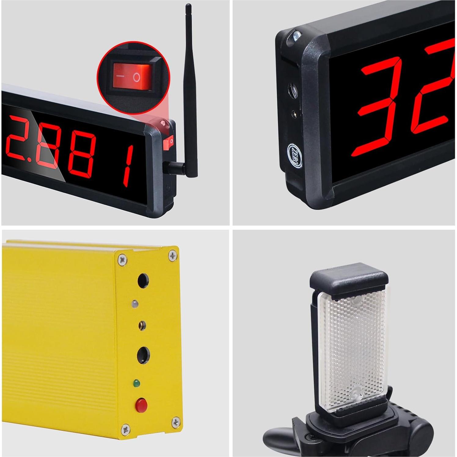 Temporizador Láser Inalámbrico Ousmile para Sprints 40-60m