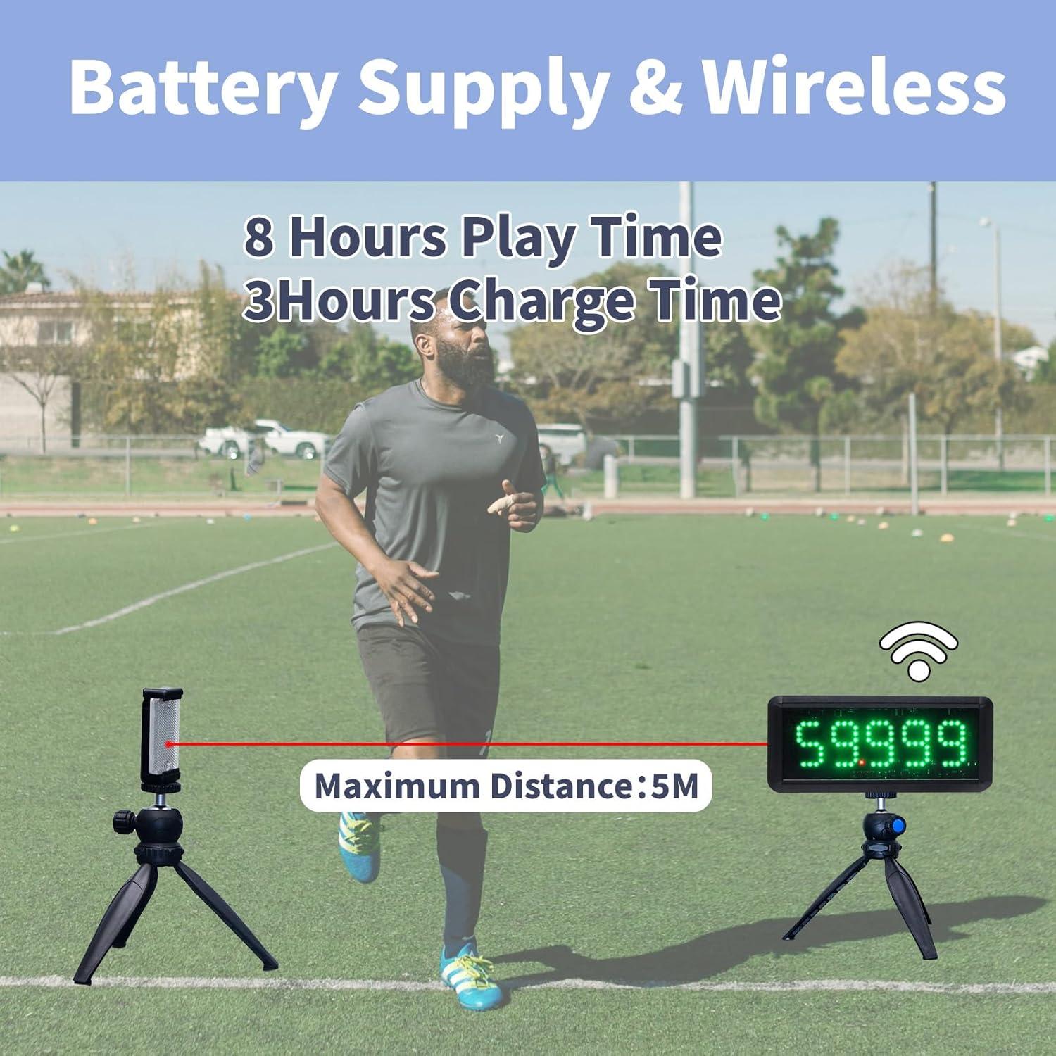 Temporizador Láser Inalámbrico F-Winner con Batería Recargable