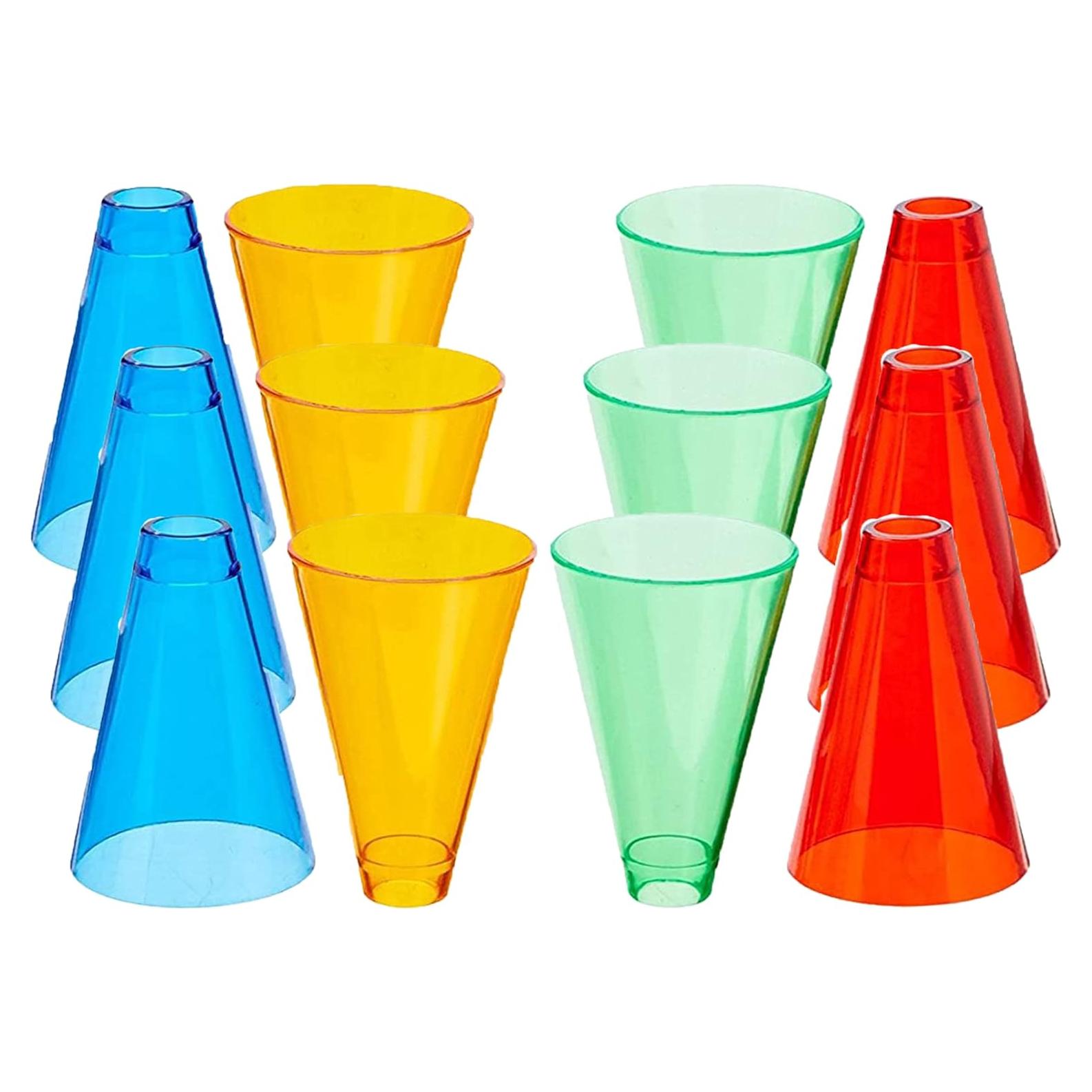 Conos Apilables de Rehabilitación Advantage, Set de 12 Multicolor