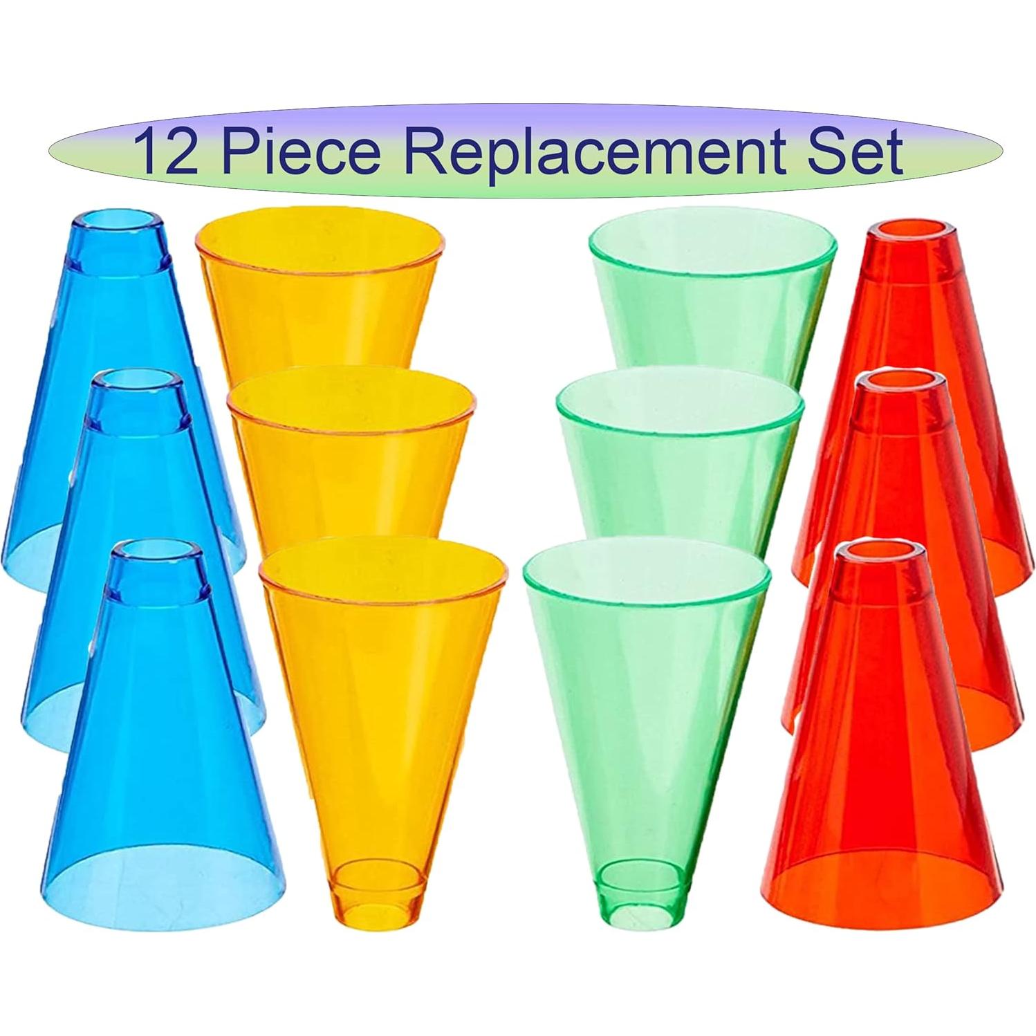 Conos Apilables de Rehabilitación Advantage, Set de 12 Multicolor