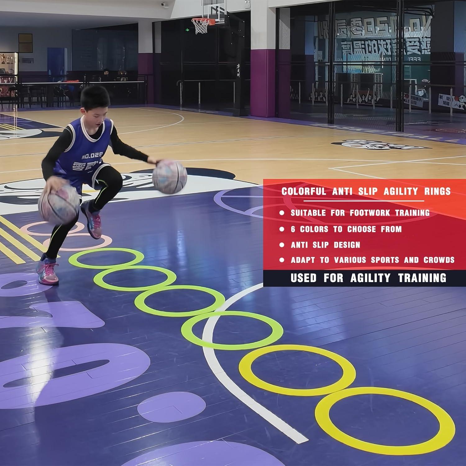 Anillo de Agilidad Antideslizante Bibahala - 3 Pcs, 47.4 cm