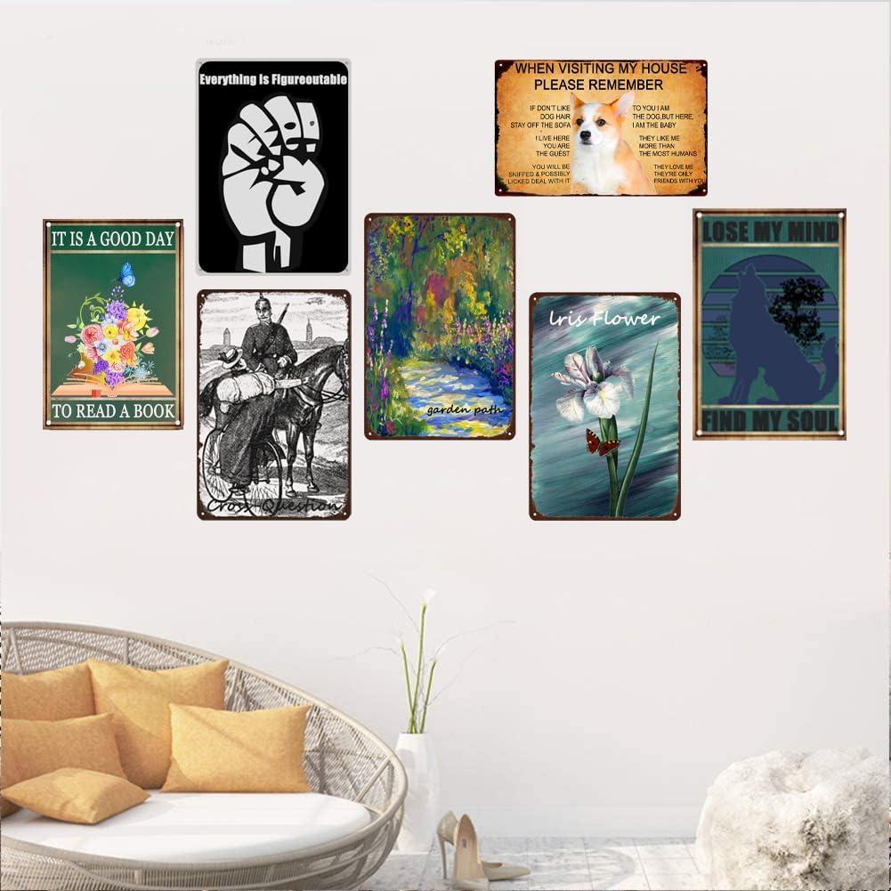 Cartel de Metal Vintage GYMSLAVE Boxeo 30x20 cm Decoración