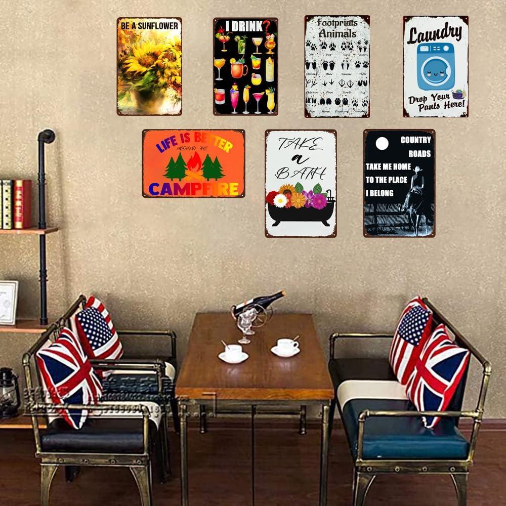 Cartel de Metal Vintage GYMSLAVE Boxeo 30x20 cm Decoración