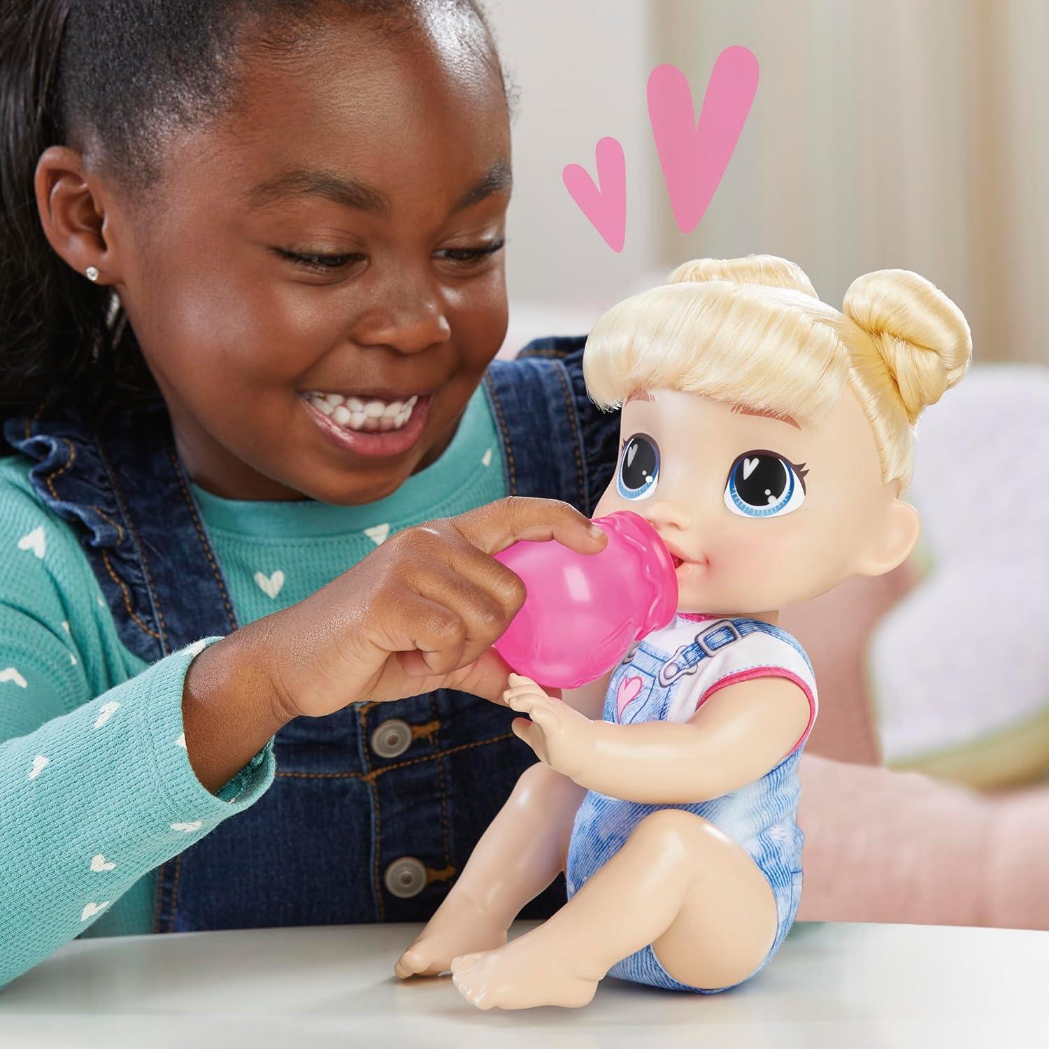 Muñeca Bebé Baby Alive Harper Hugs que Gatea 27 cm