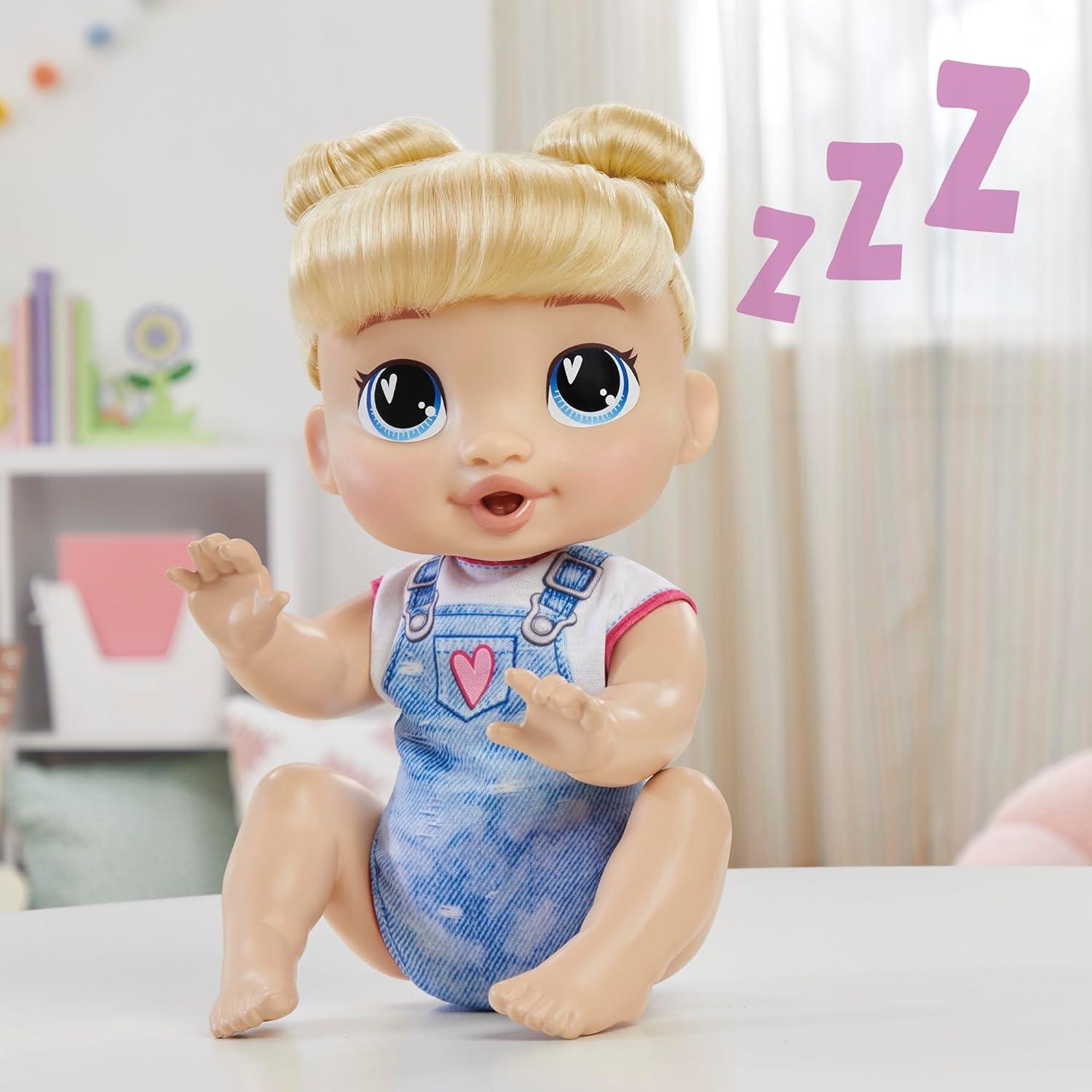 Muñeca Bebé Baby Alive Harper Hugs que Gatea 27 cm