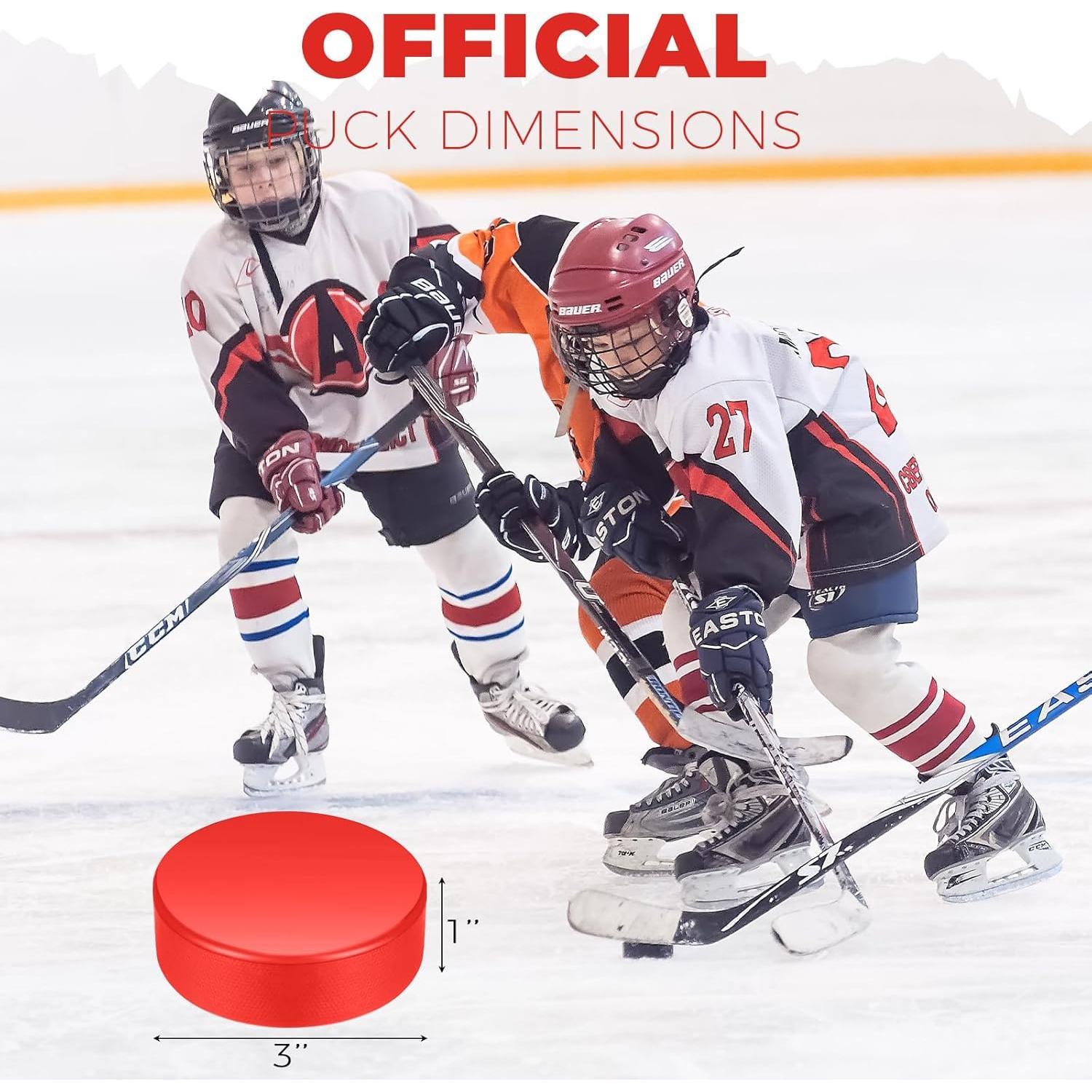 Discos de Hielo de Espuma Shappy 12 Pcs 75 mm para Hockey