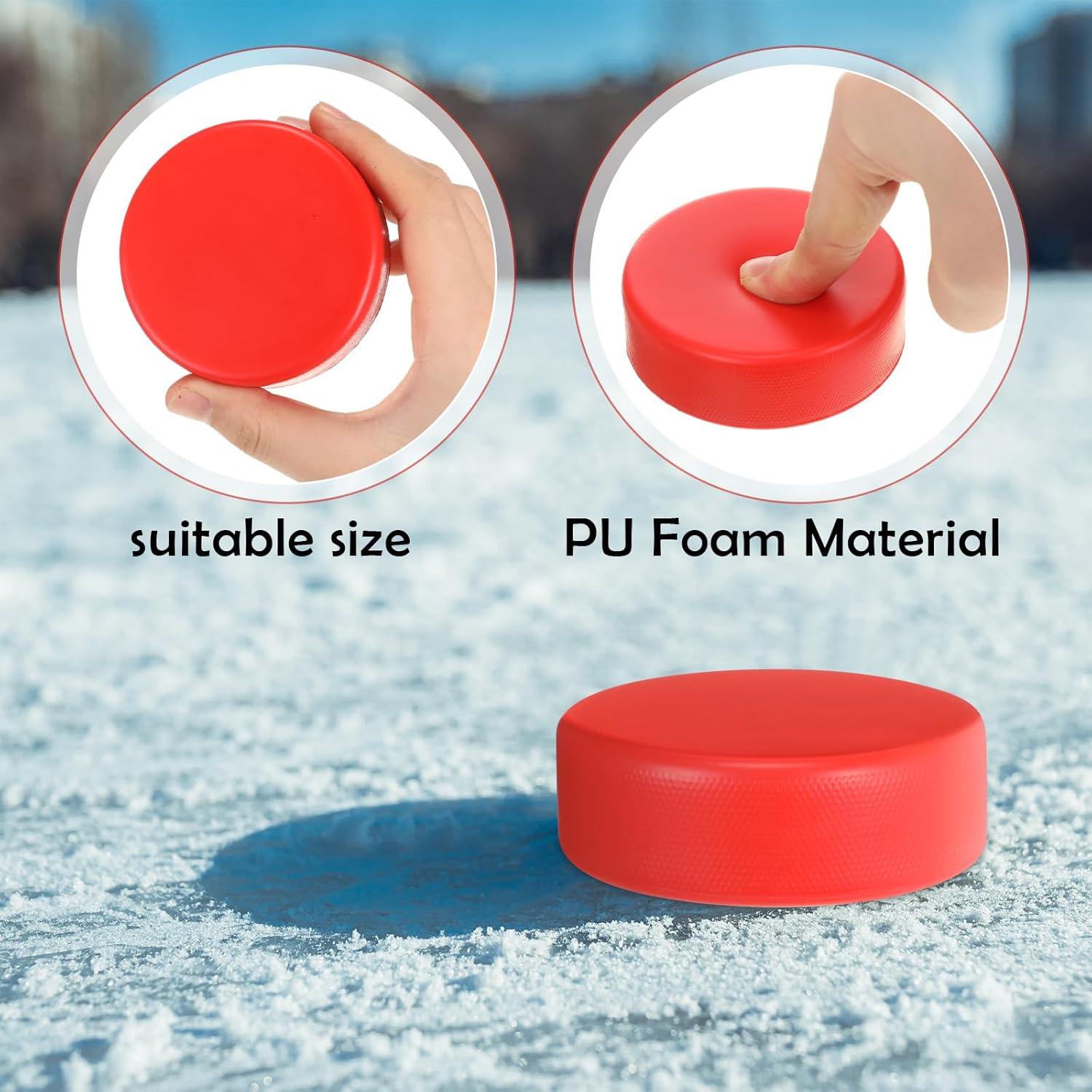 Discos de Hielo de Espuma Shappy 12 Pcs 75 mm para Hockey