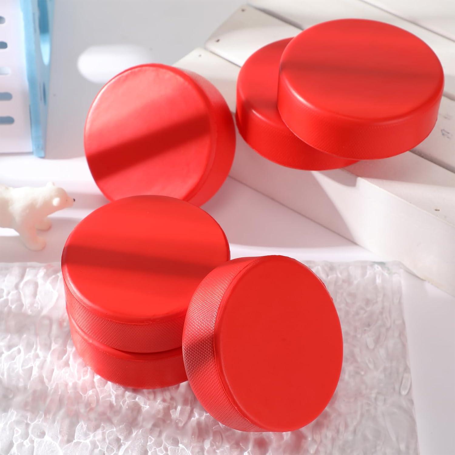 Discos de Hielo de Espuma Shappy 12 Pcs 75 mm para Hockey