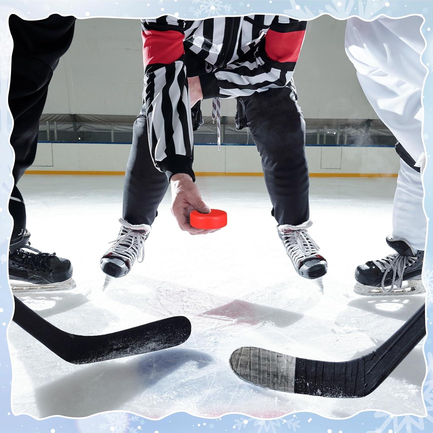 Discos de Hielo de Espuma Shappy 12 Pcs 75 mm para Hockey