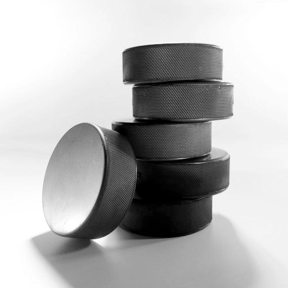 Pucks de Hockey Hug Flight 50 Unidades Caucho Negro