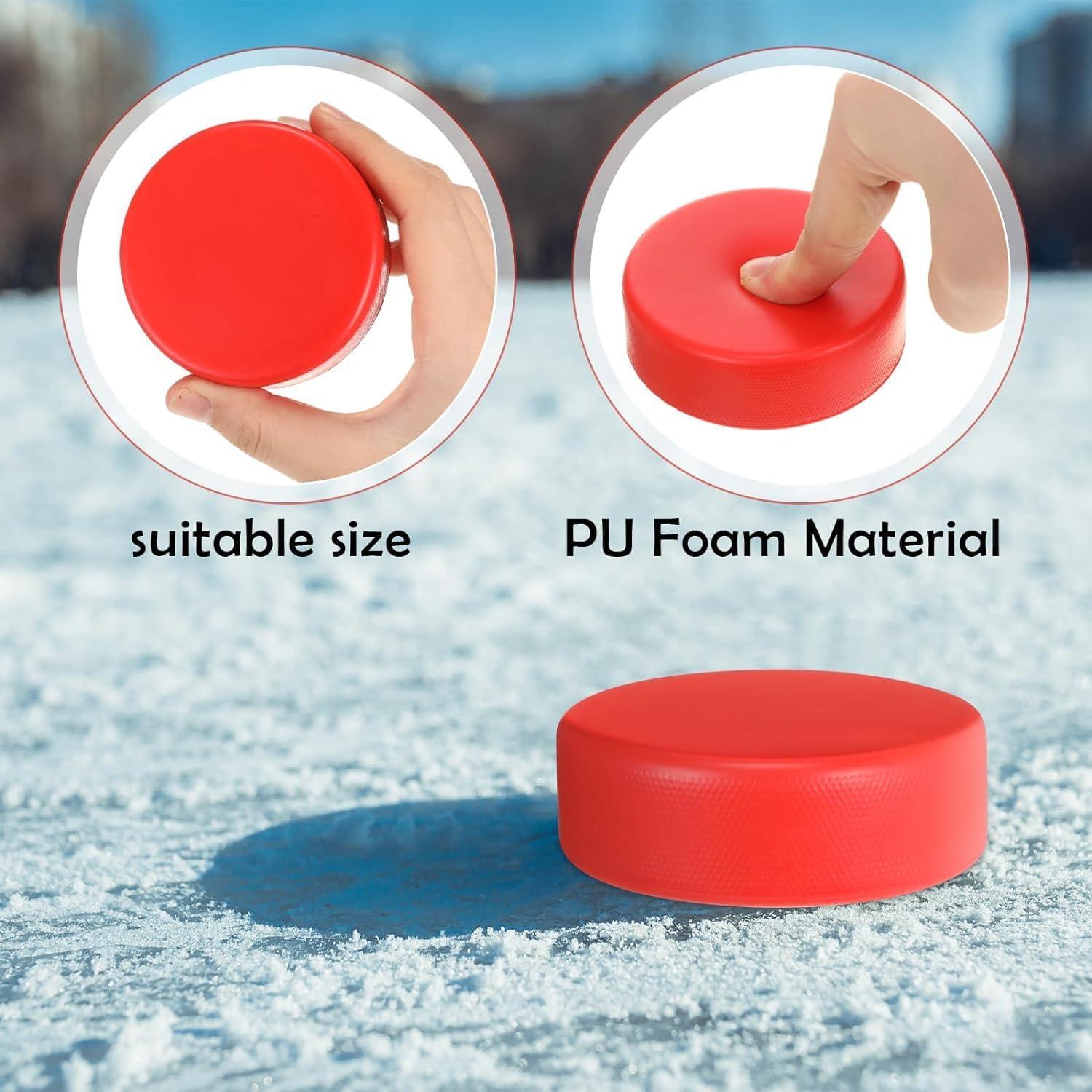 4 Discos de Hockey sobre Hielo Lanxitown PU 7.62 cm