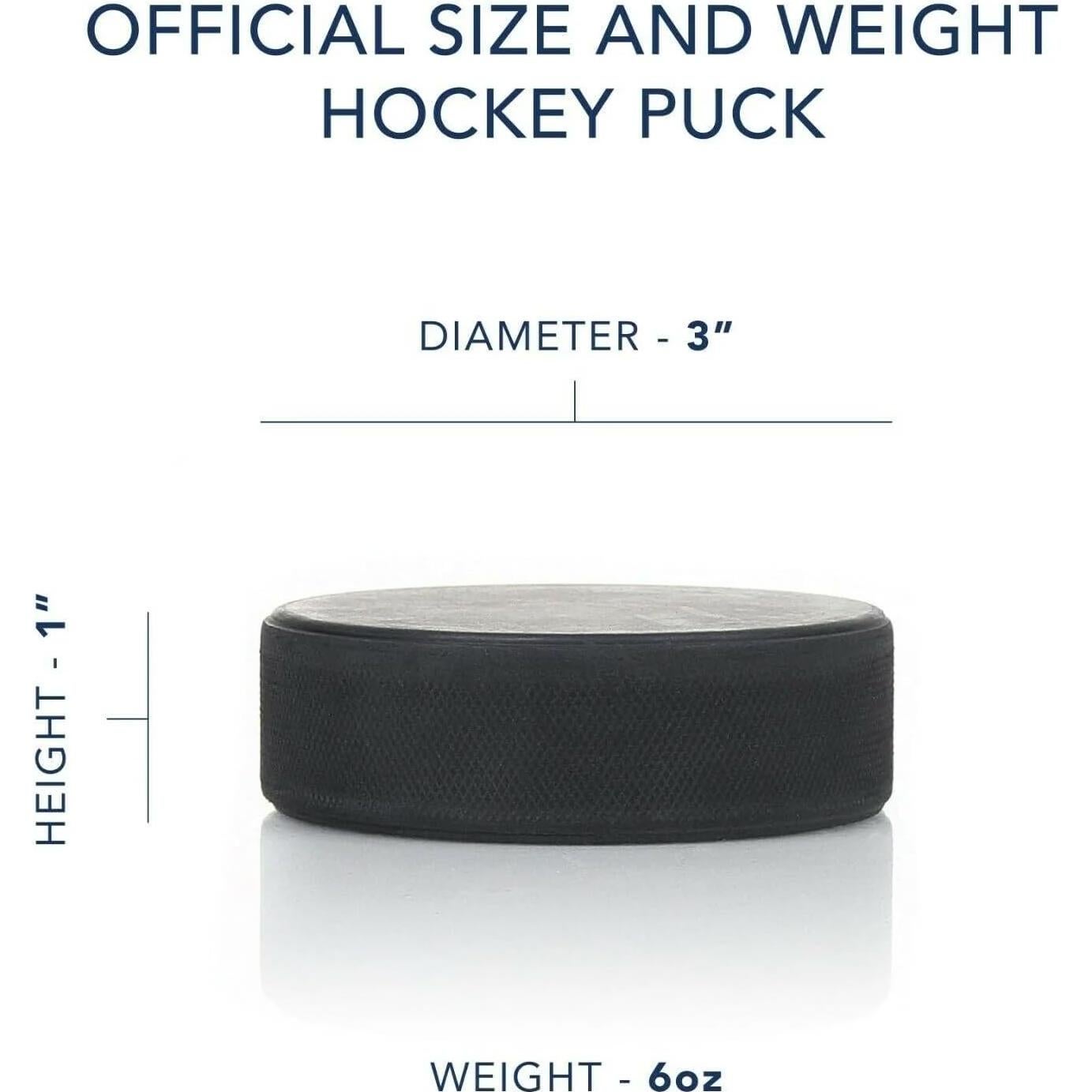 Disco de Hockey sobre Hielo Oficial TronX Negro 170g