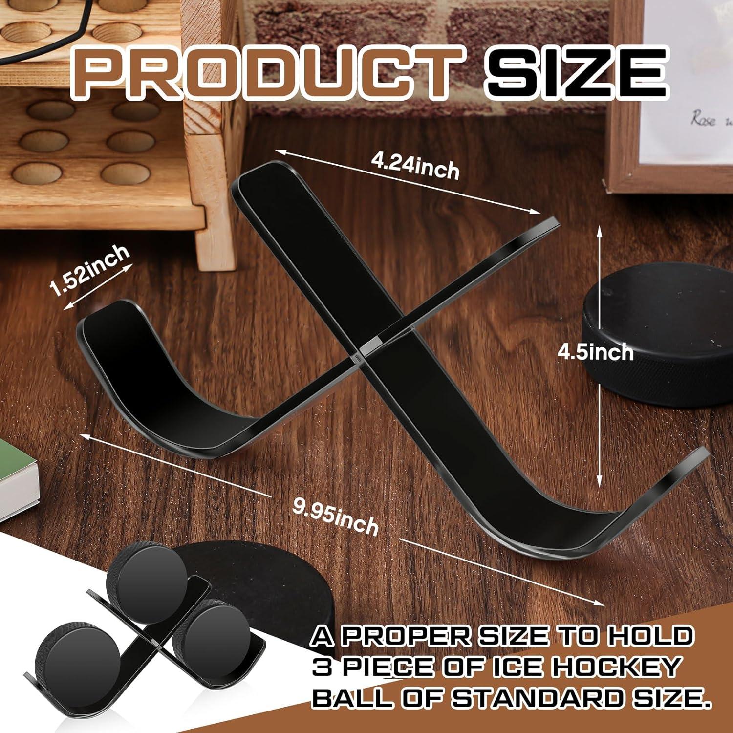 Estuche de exhibición para disco de hockey acrílico Wonderjune 22.86x22.86 cm