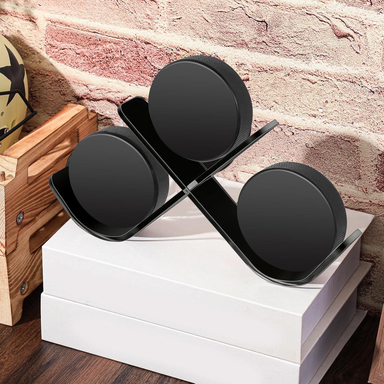 Estuche de exhibición para disco de hockey acrílico Wonderjune 22.86x22.86 cm