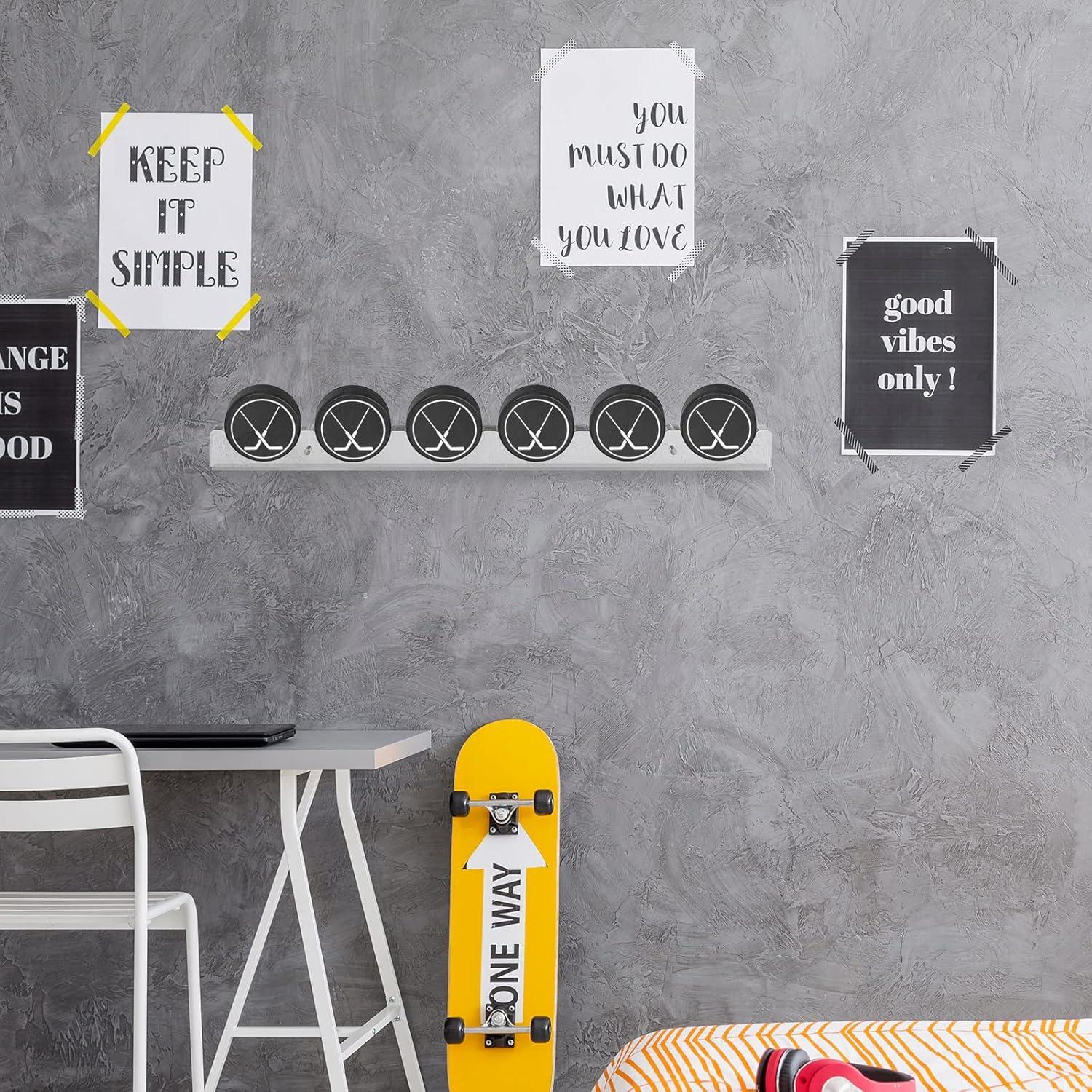 Soporte de Exhibición para Pucks de Hockey Yulejo - 2 Piezas Acrílico