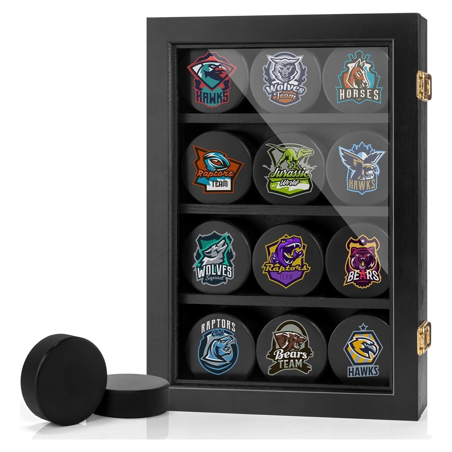 Estuche de Exhibición para 12 Pucks de Hockey ULTRGEE