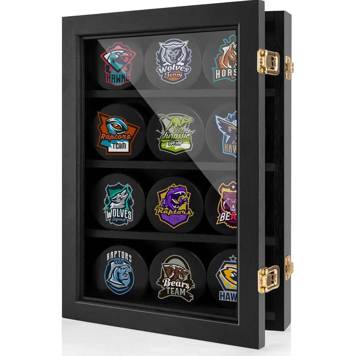 Estuche de Exhibición para 12 Pucks de Hockey ULTRGEE