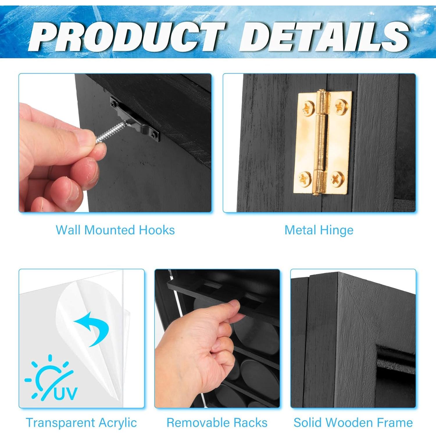 Estuche de Exhibición para 12 Pucks de Hockey ULTRGEE