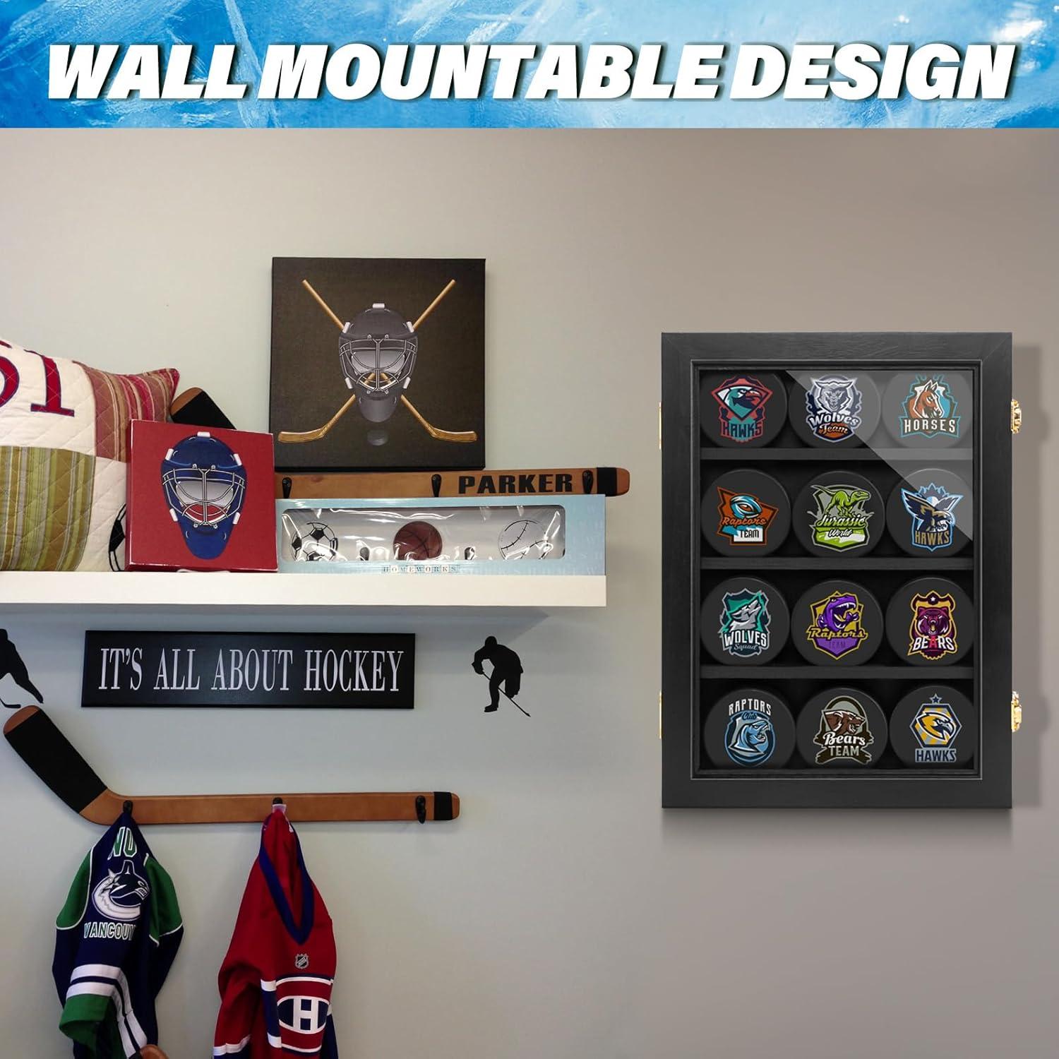 Estuche de Exhibición para 12 Pucks de Hockey ULTRGEE