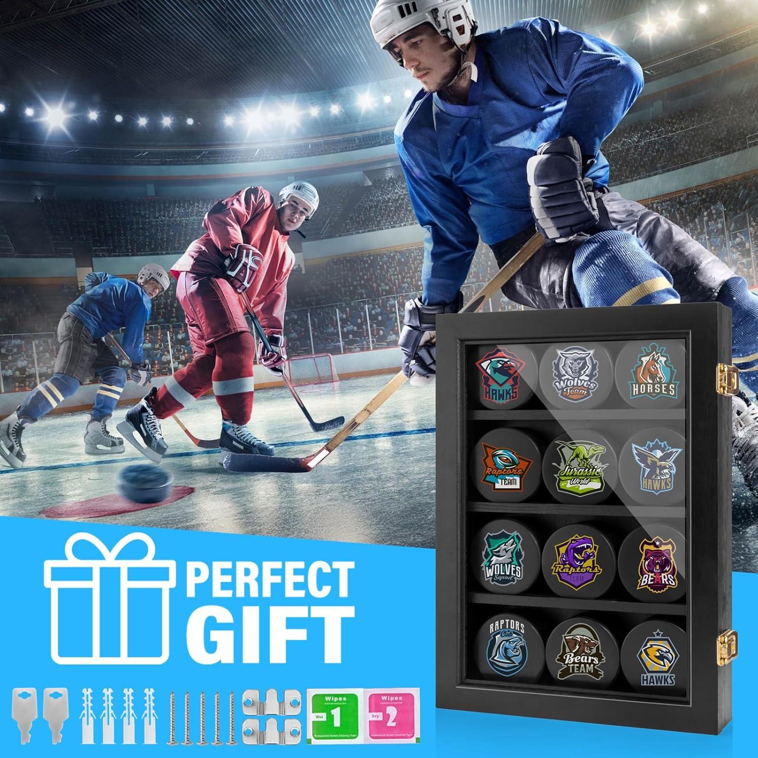 Estuche de Exhibición para 12 Pucks de Hockey ULTRGEE