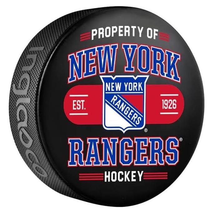 Puck de Hockey Oficial New York Rangers - 159g