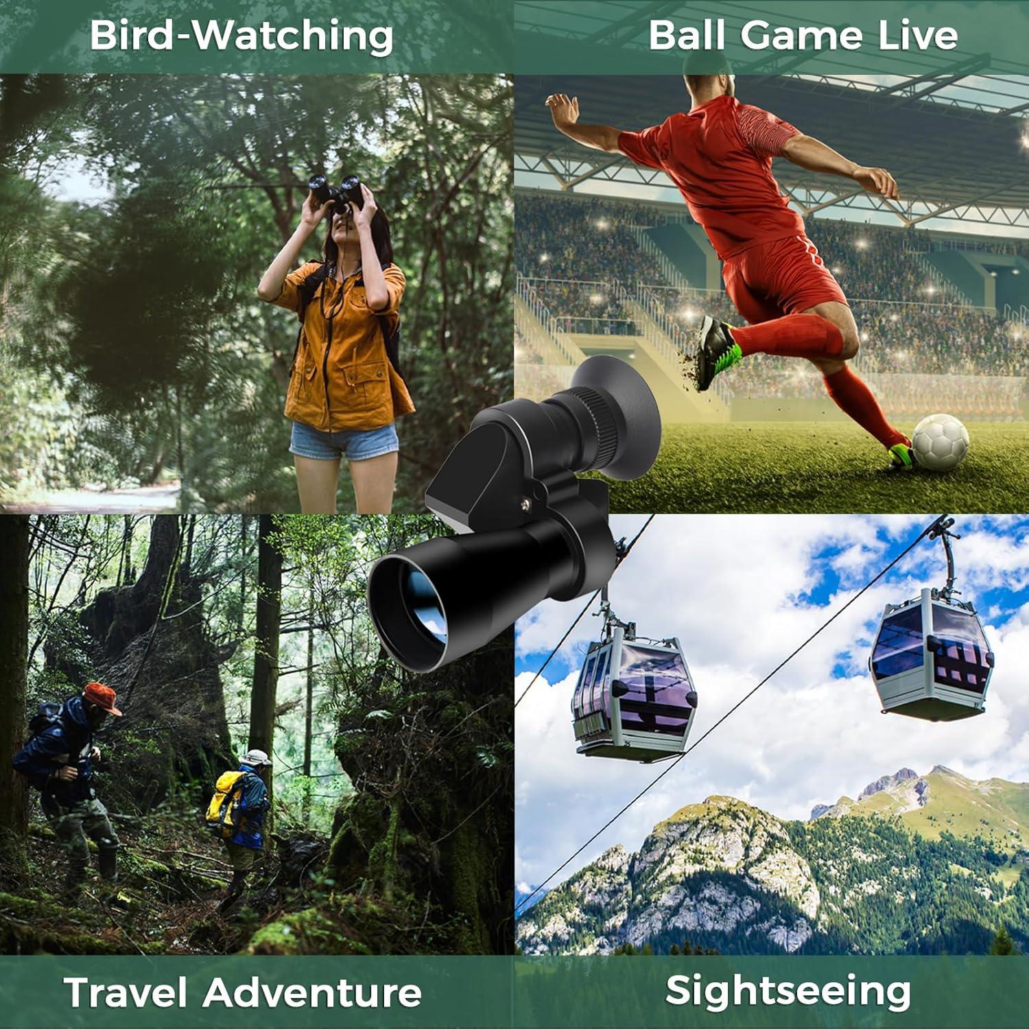 Telescopio Monocular LIUQIJIA 8x20 Compacto para Aves