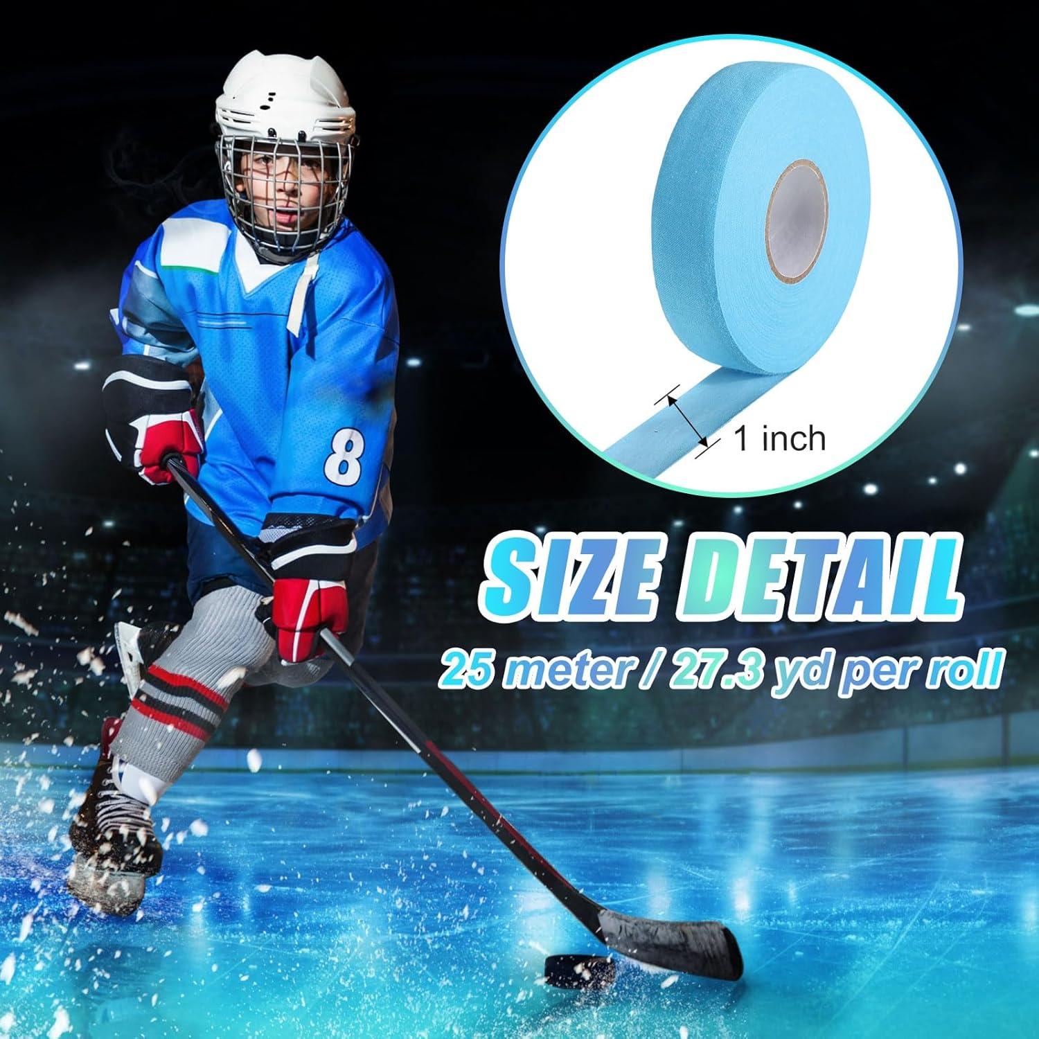 Cinta de Tela para Hockey Jerify 2 Rollos 25m x 2.5cm Azul